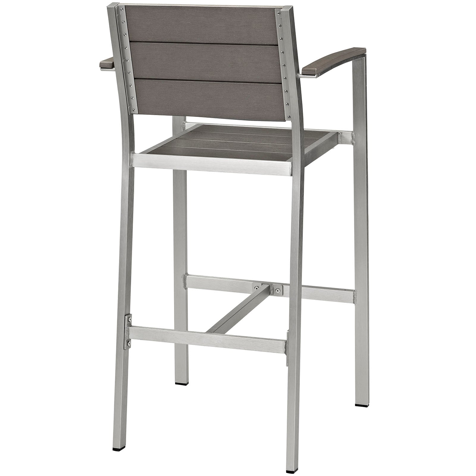 Shore Outdoor Patio Aluminum Bar Stool - East Shore Modern Home Furnishings