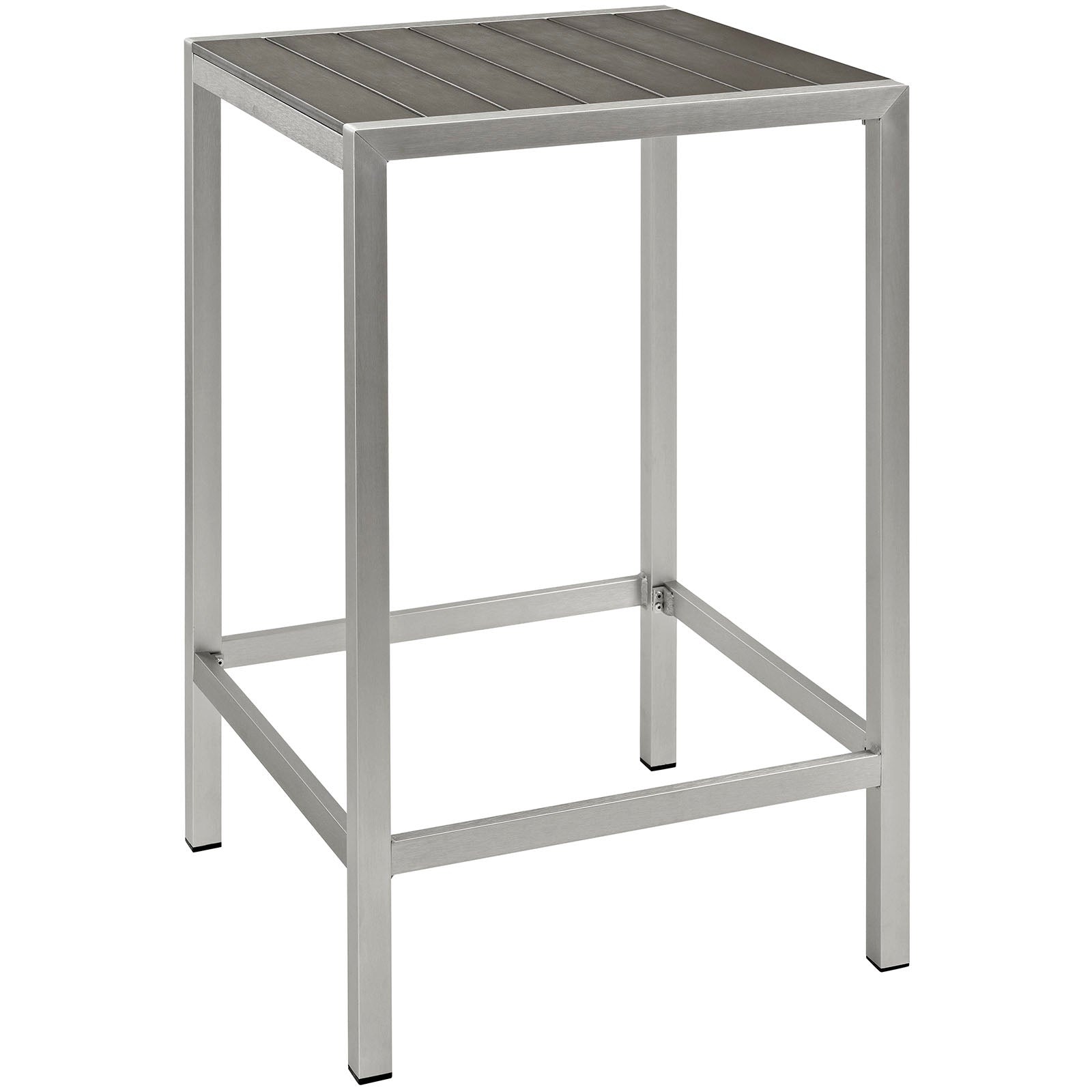 Shore Outdoor Patio Aluminum Bar Table - East Shore Modern Home Furnishings