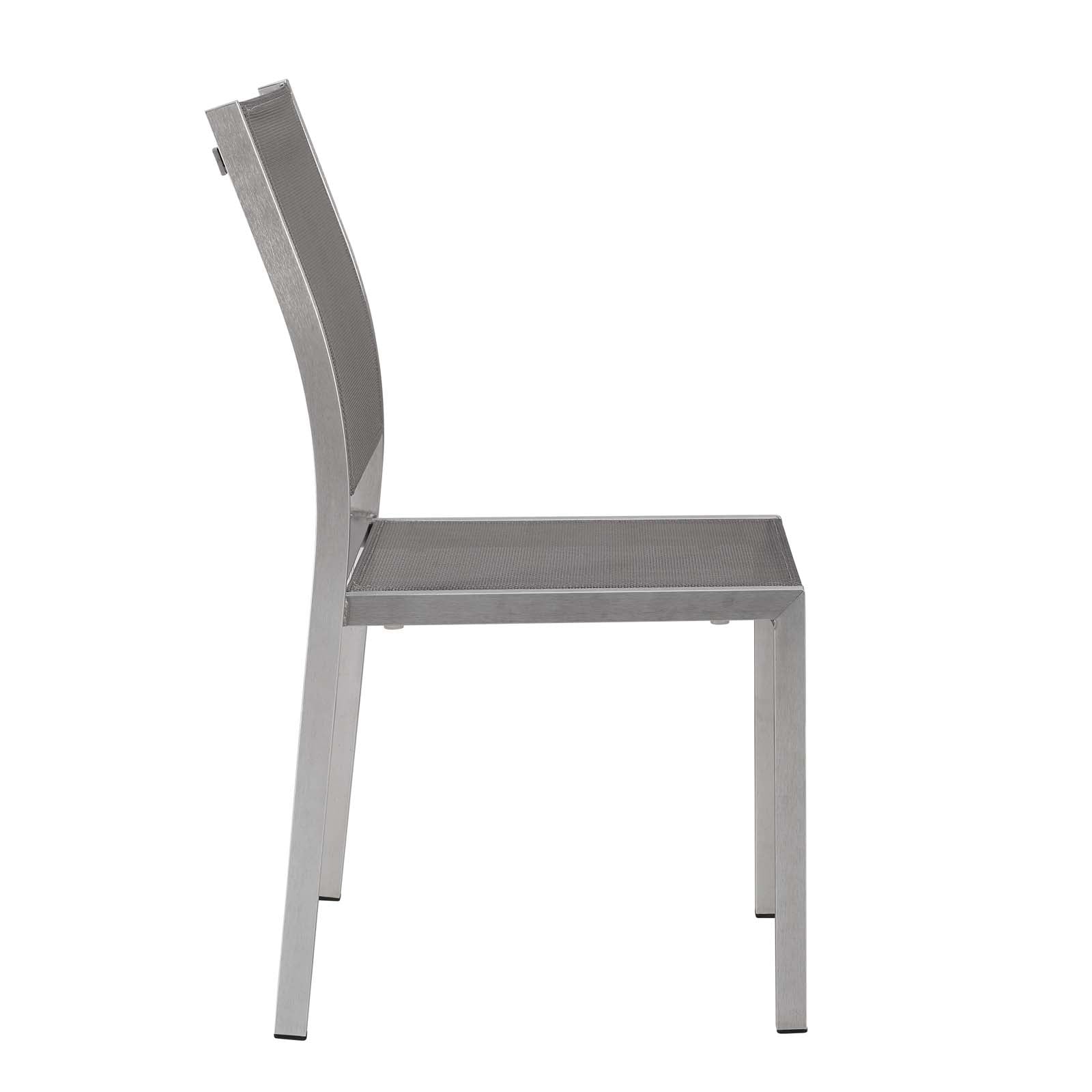 Shore Outdoor Patio Aluminum Side Chair - East Shore Modern Home Furnishings