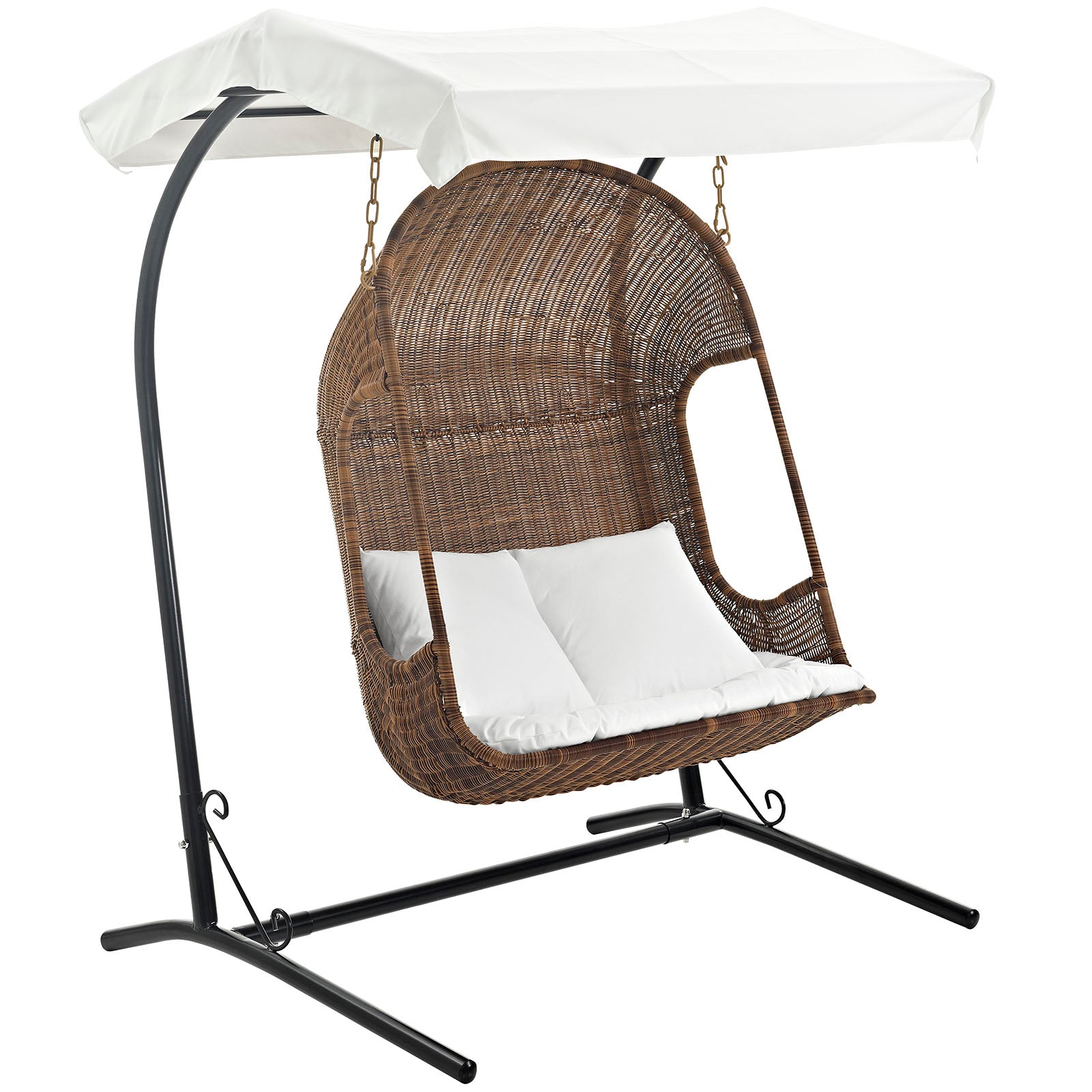 Vantage Outdoor Patio Swing Chair With Stand