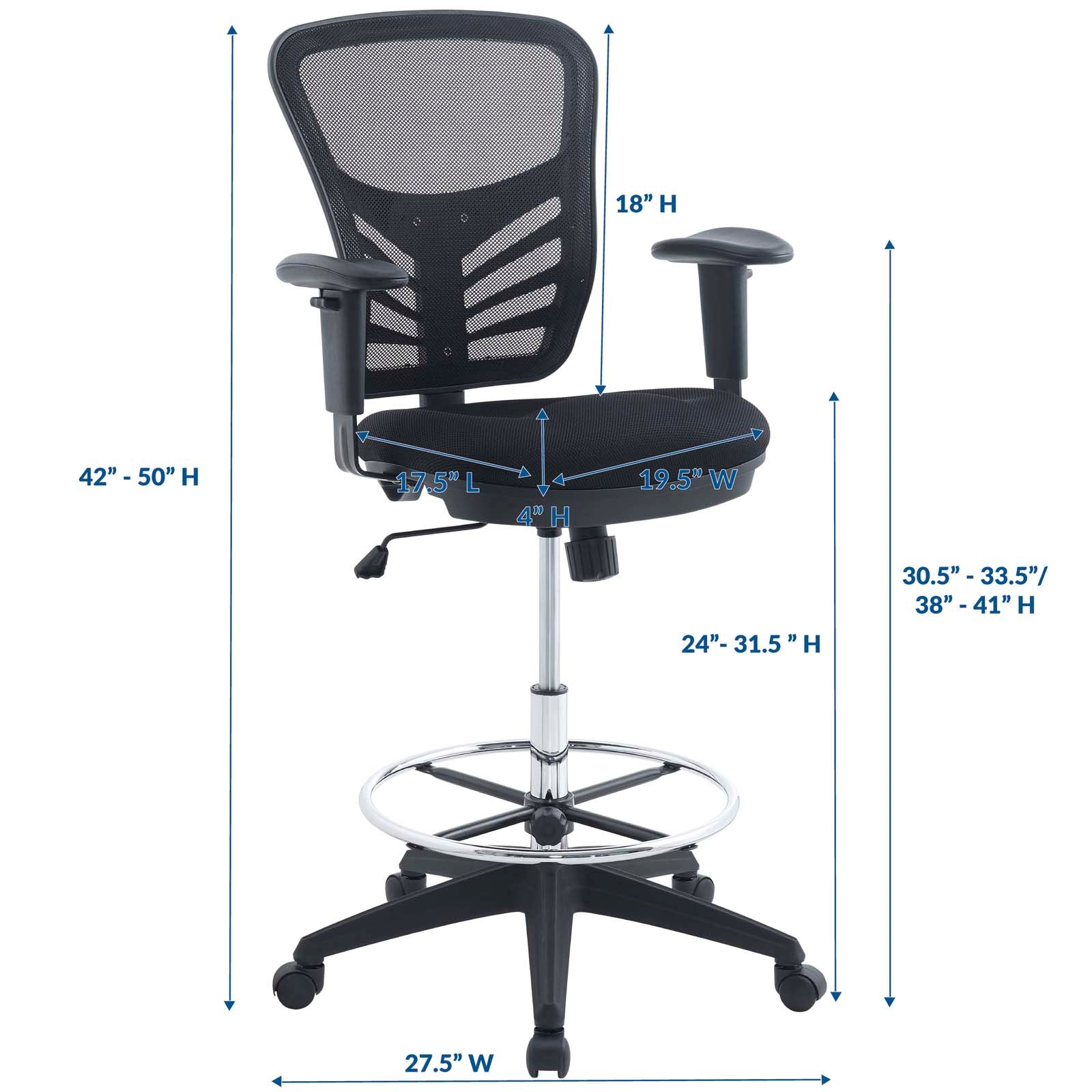 Articulate Drafting Chair - East Shore Modern Home Furnishings