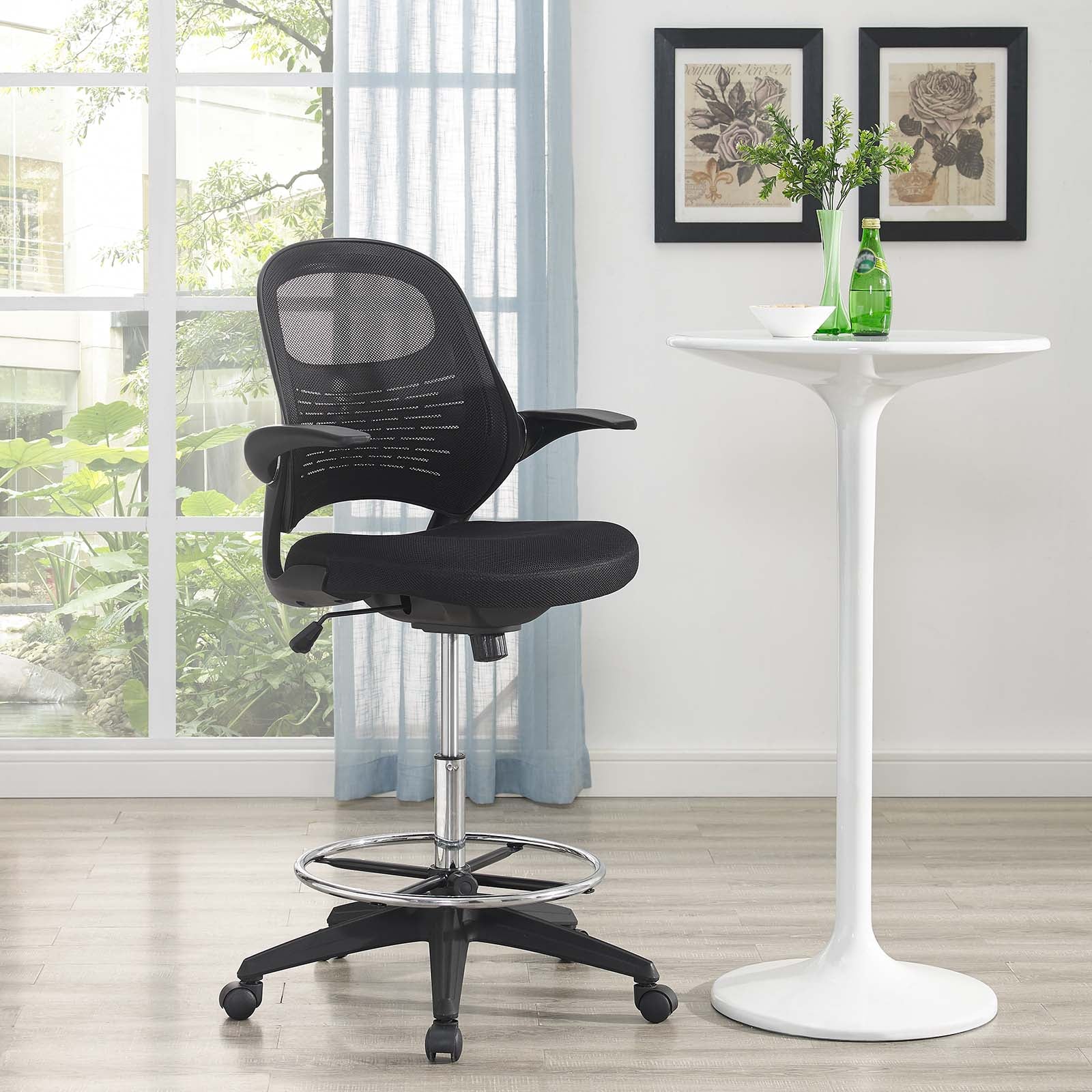 Stealth Drafting Chair - East Shore Modern Home Furnishings