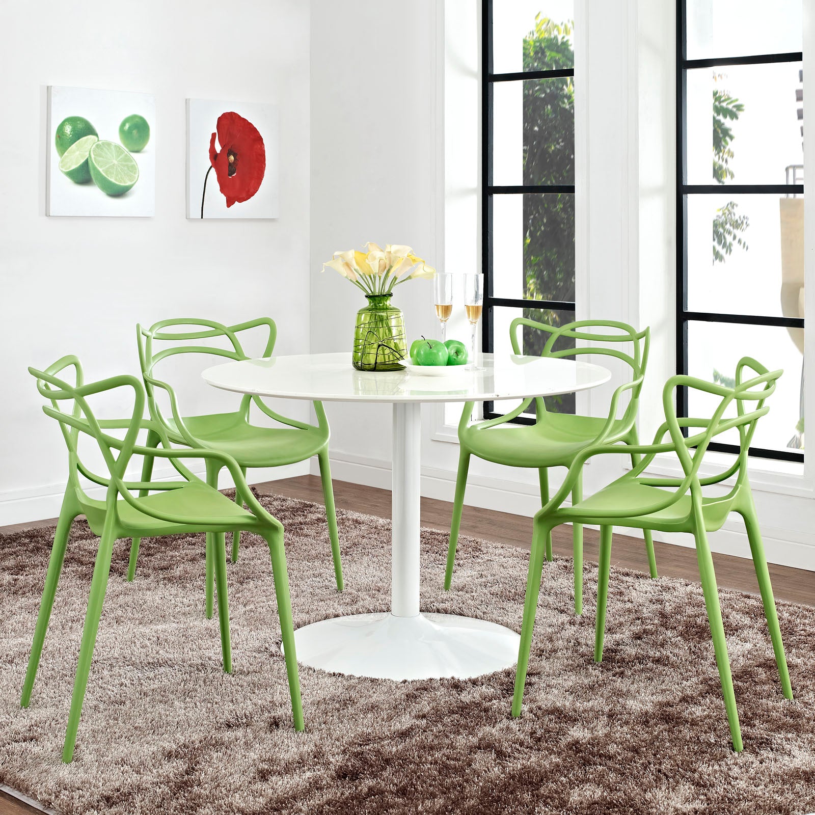 Entangled Dining Set Set of 4 - East Shore Modern Home Furnishings
