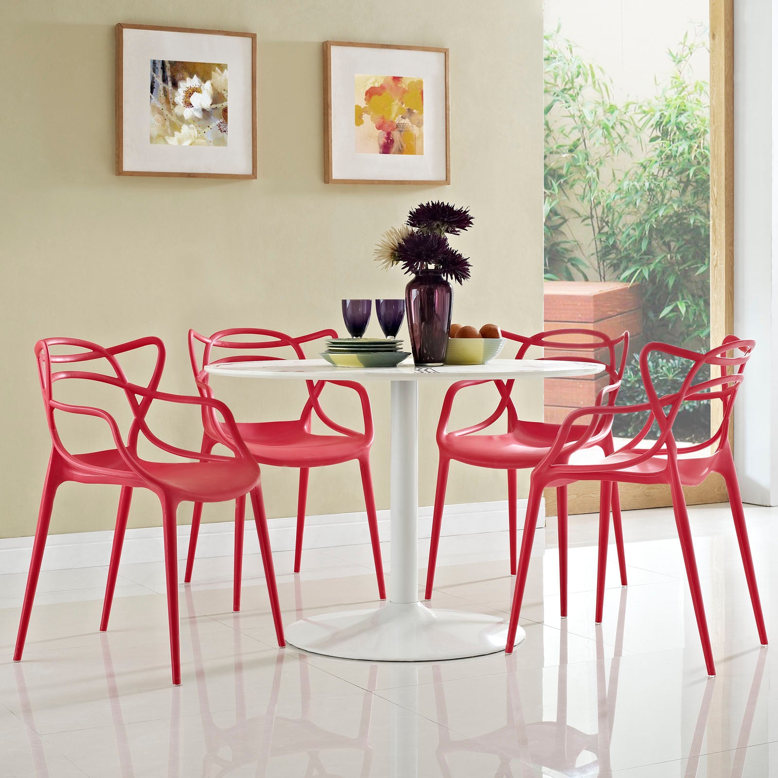 Entangled Dining Set Set of 4 - East Shore Modern Home Furnishings