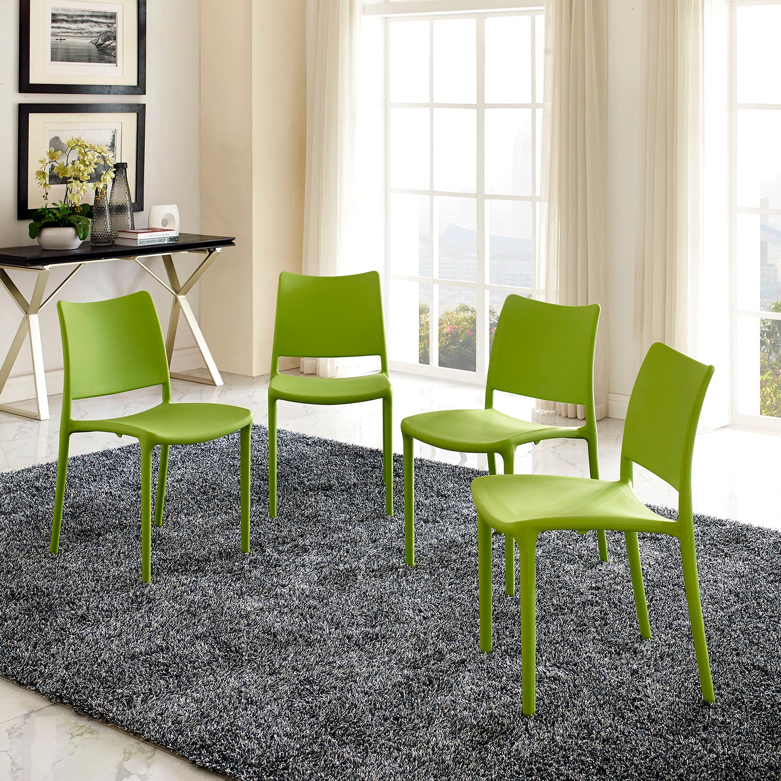 Hipster Dining Side Chair Set of 4 - East Shore Modern Home Furnishings