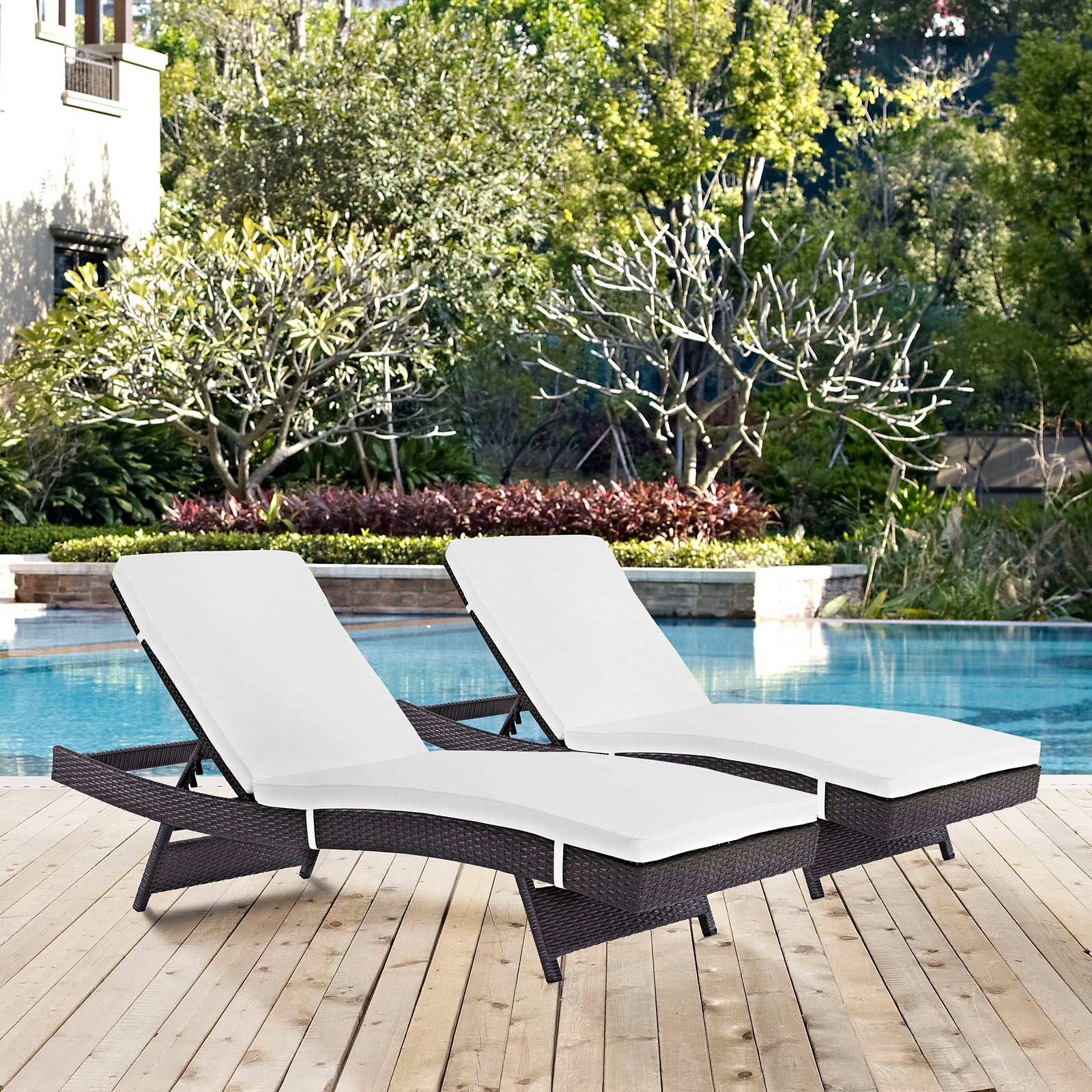 Convene Chaise Outdoor Patio Set of 2 - East Shore Modern Home Furnishings