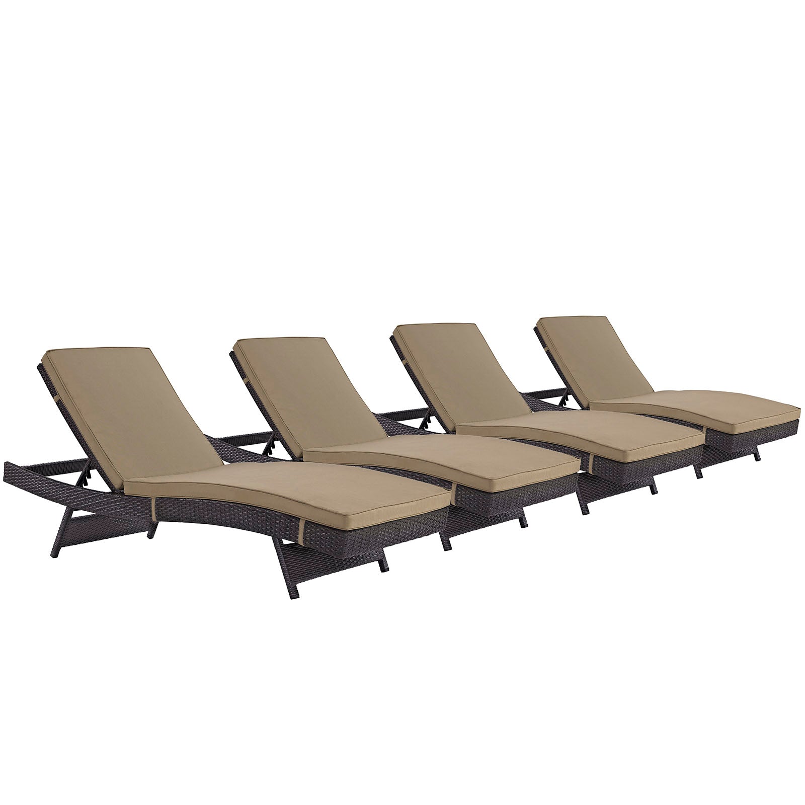 Convene Chaise Outdoor Patio Set of 4 - East Shore Modern Home Furnishings