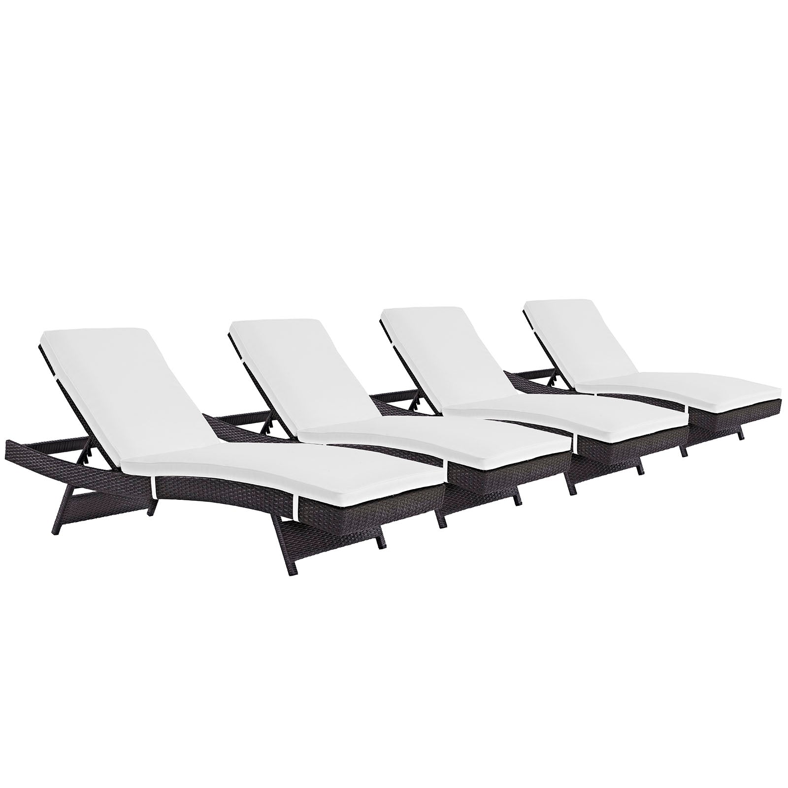 Convene Chaise Outdoor Patio Set of 4 - East Shore Modern Home Furnishings