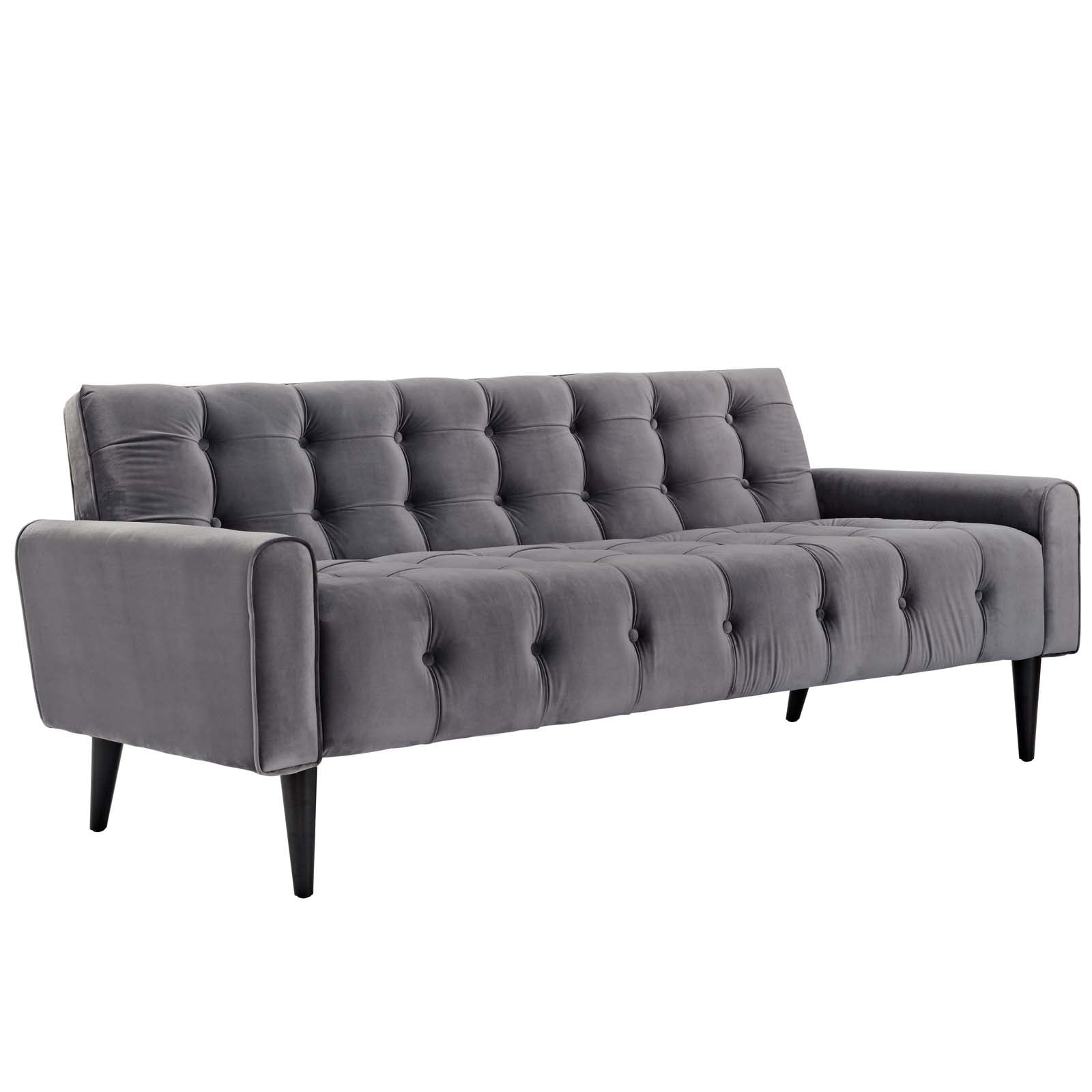 Delve Performance Velvet Sofa - East Shore Modern Home Furnishings