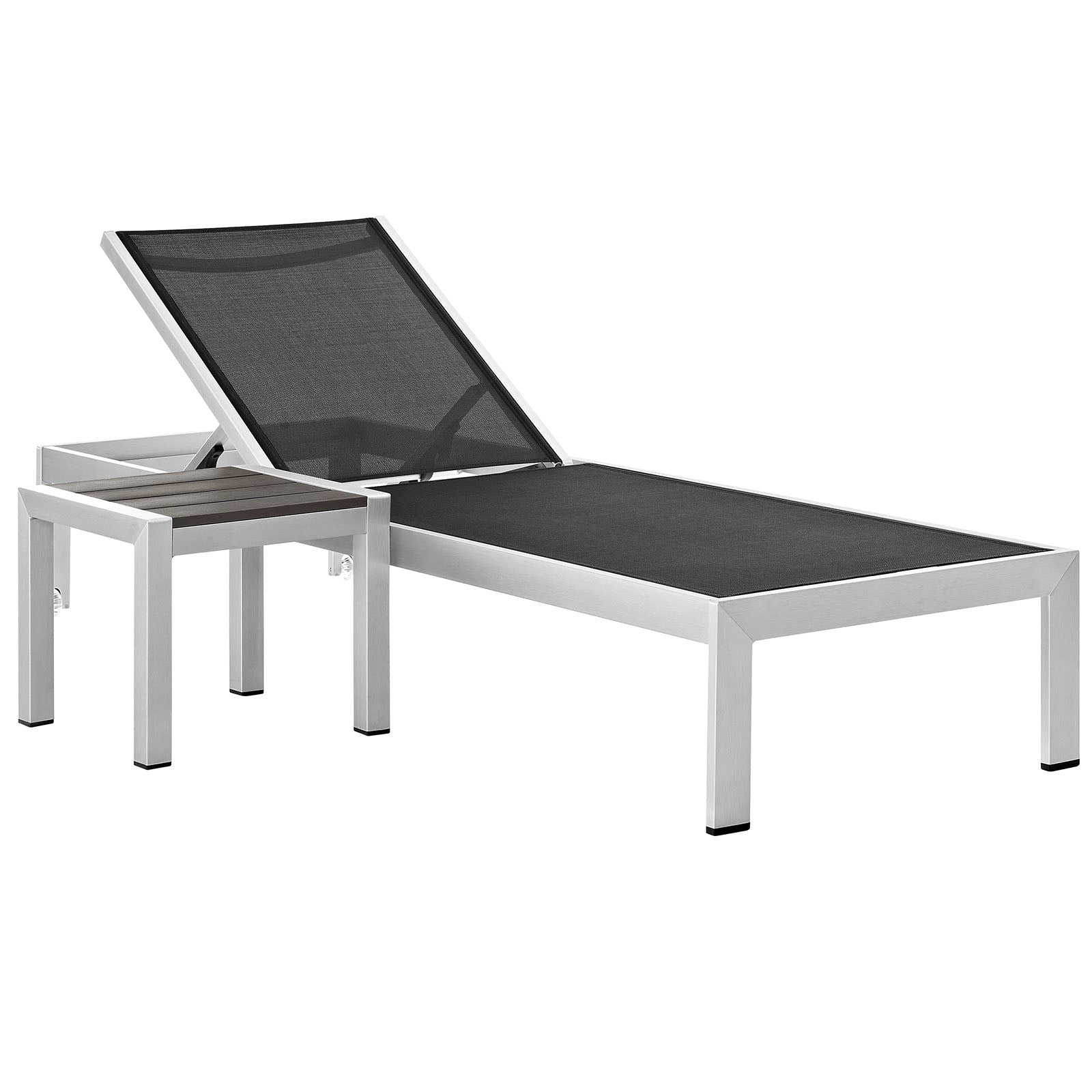 Shore 2 Piece Outdoor Patio Aluminum Set - East Shore Modern Home Furnishings