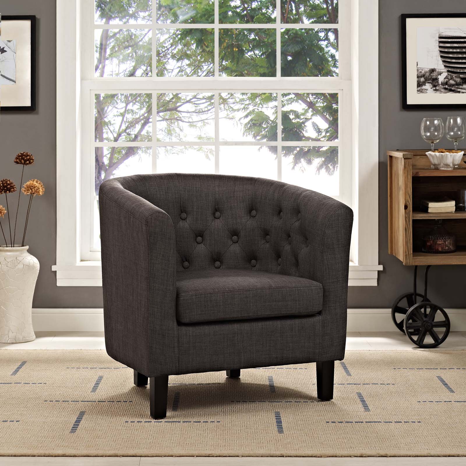 Prospect Upholstered Fabric Armchair