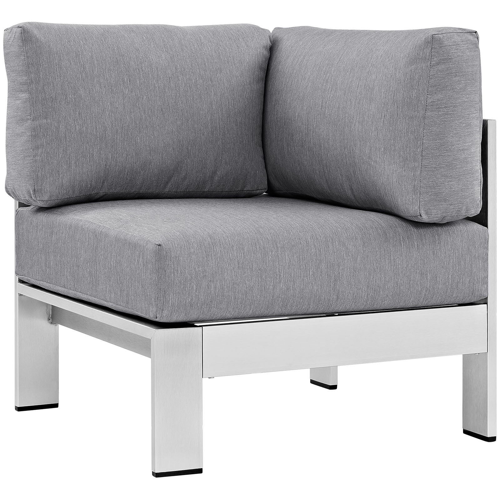 Shore 7 Piece Outdoor Patio Aluminum Sectional Sofa Set - East Shore Modern Home Furnishings