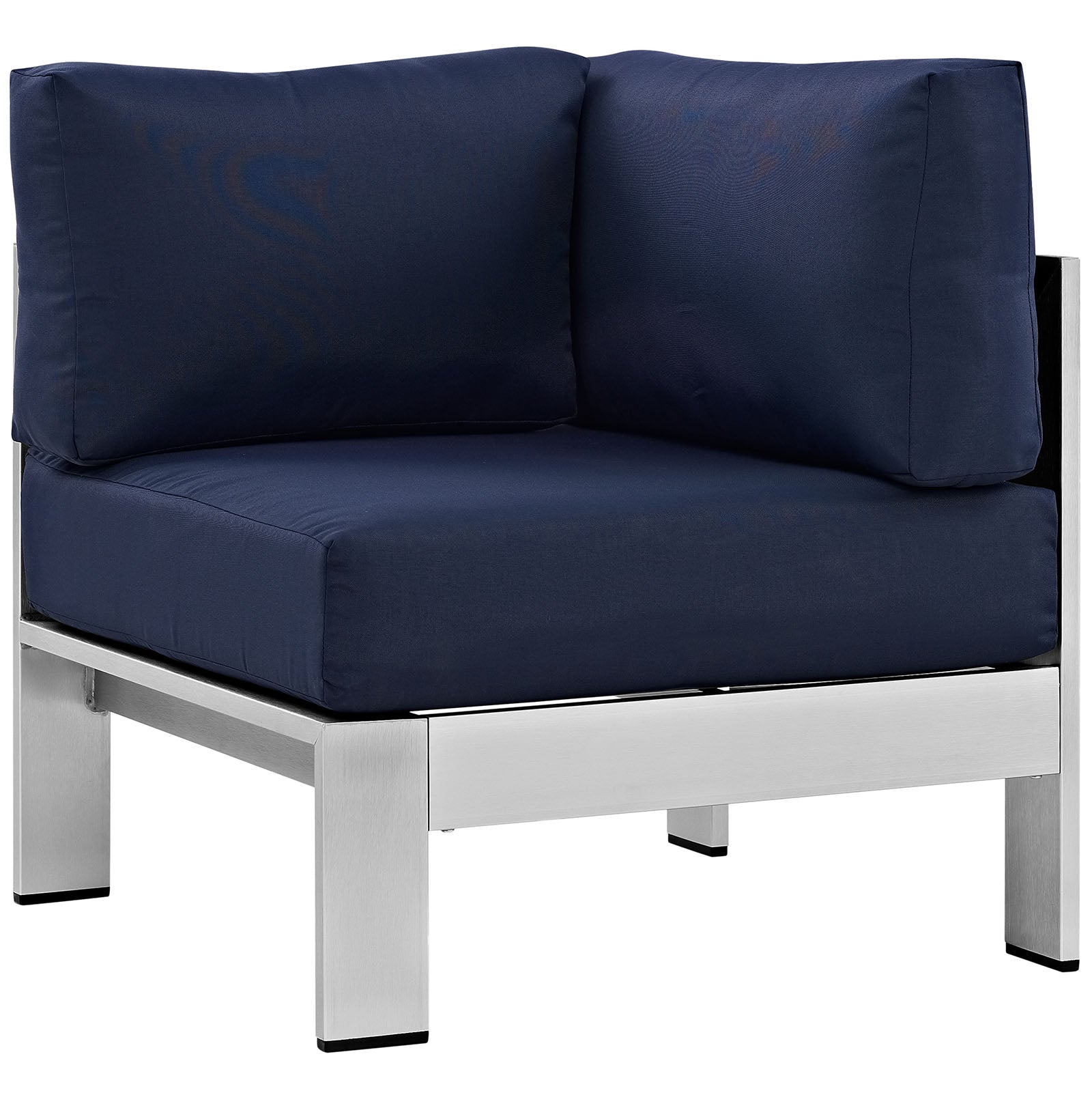 Shore 7 Piece Outdoor Patio Aluminum Sectional Sofa Set - East Shore Modern Home Furnishings