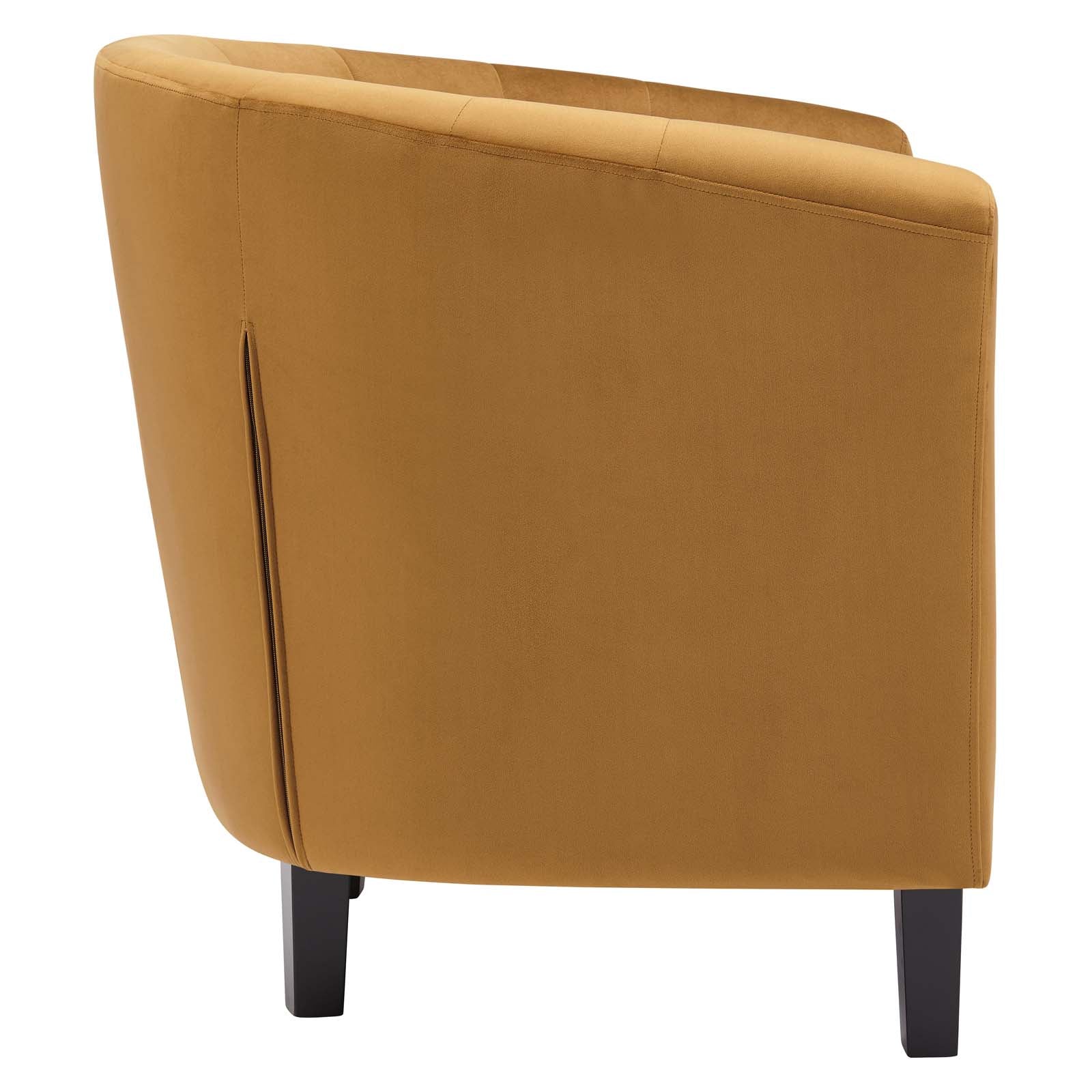 Prospect Performance Velvet Armchair - East Shore Modern Home Furnishings