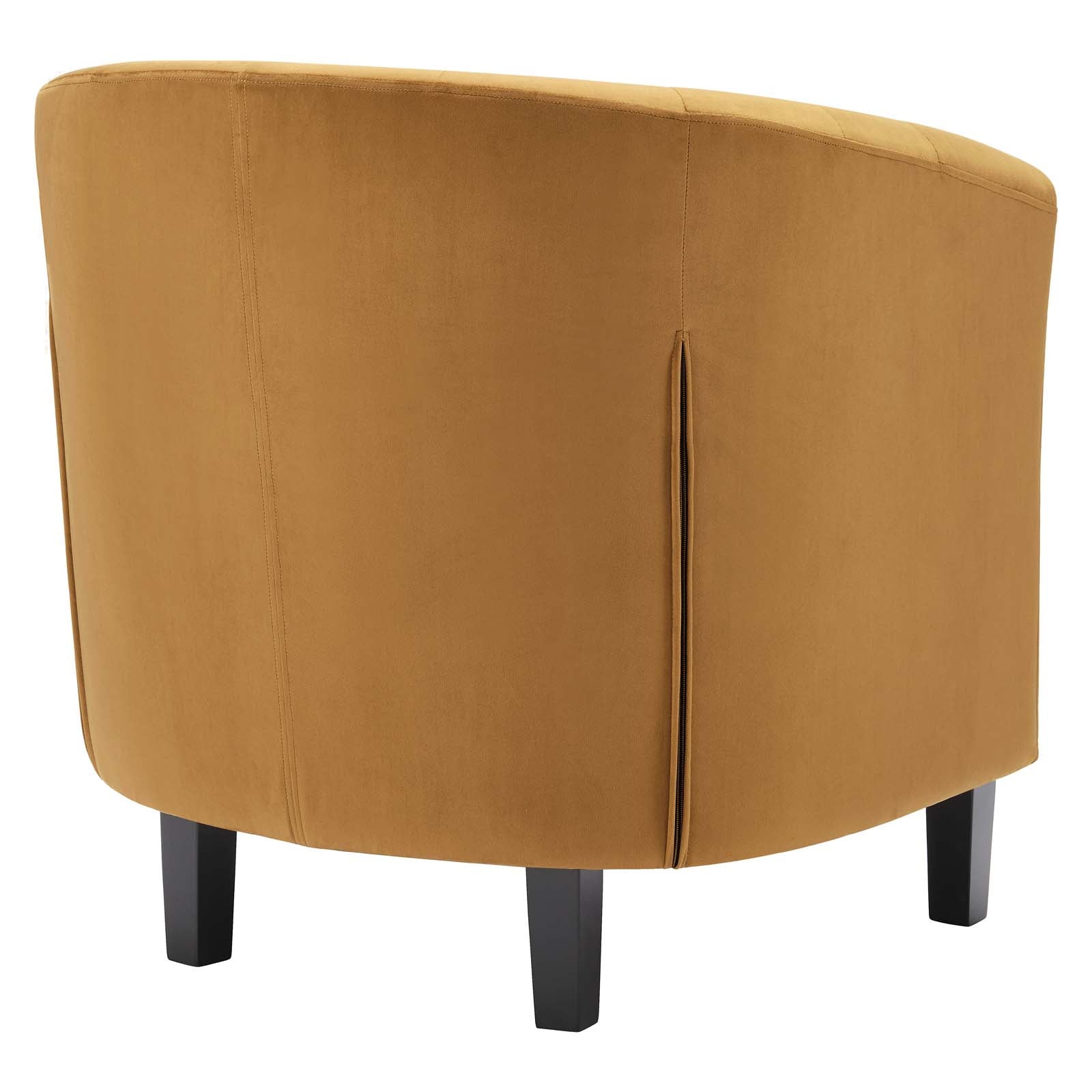 Prospect Performance Velvet Armchair - East Shore Modern Home Furnishings