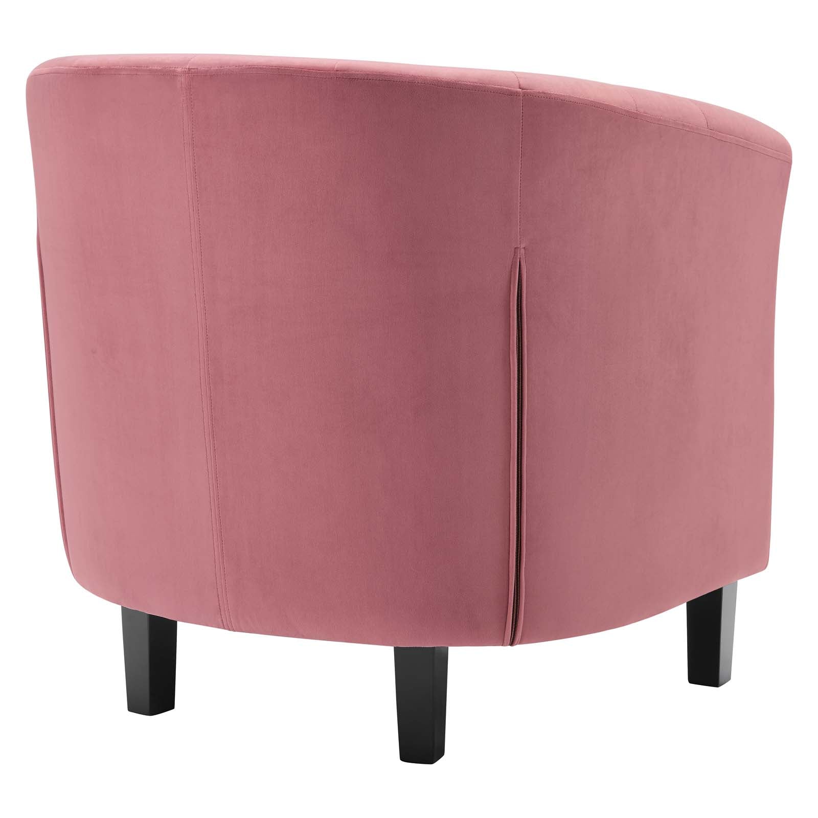 Prospect Performance Velvet Armchair - East Shore Modern Home Furnishings