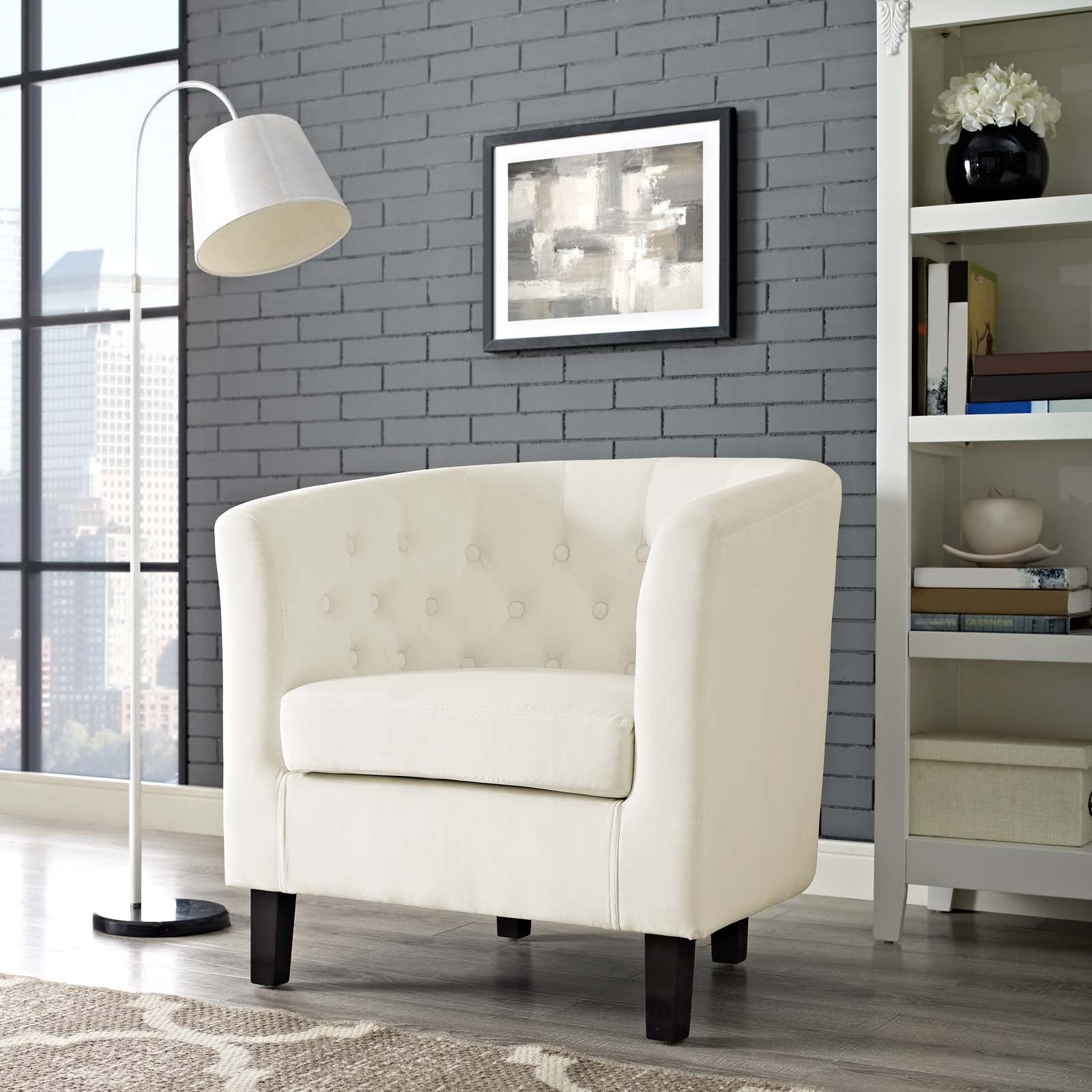 Prospect Performance Velvet Armchair - East Shore Modern Home Furnishings