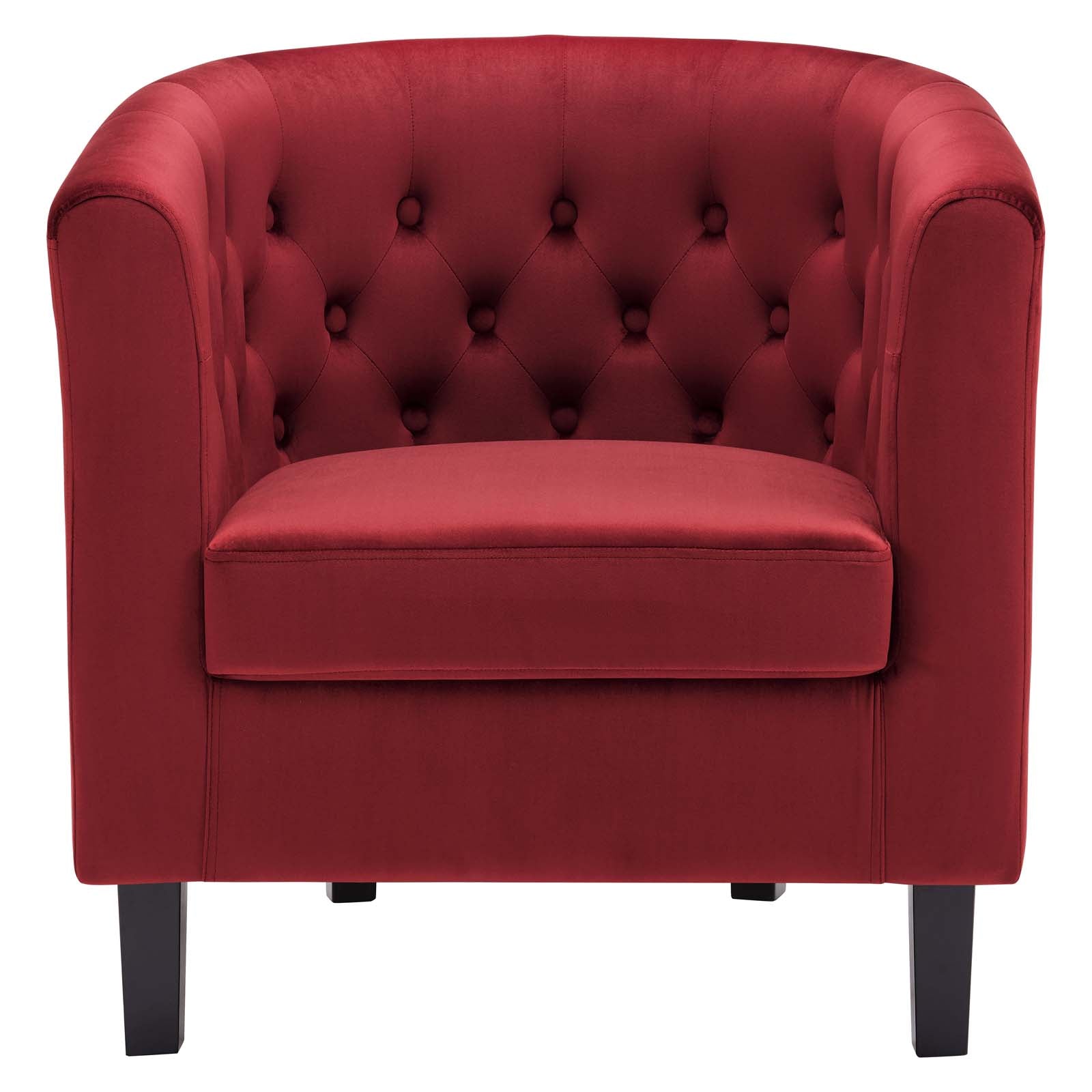 Prospect Performance Velvet Armchair - East Shore Modern Home Furnishings