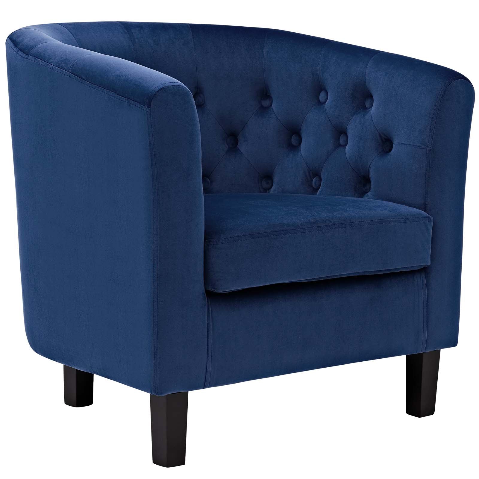 Prospect Performance Velvet Armchair - East Shore Modern Home Furnishings