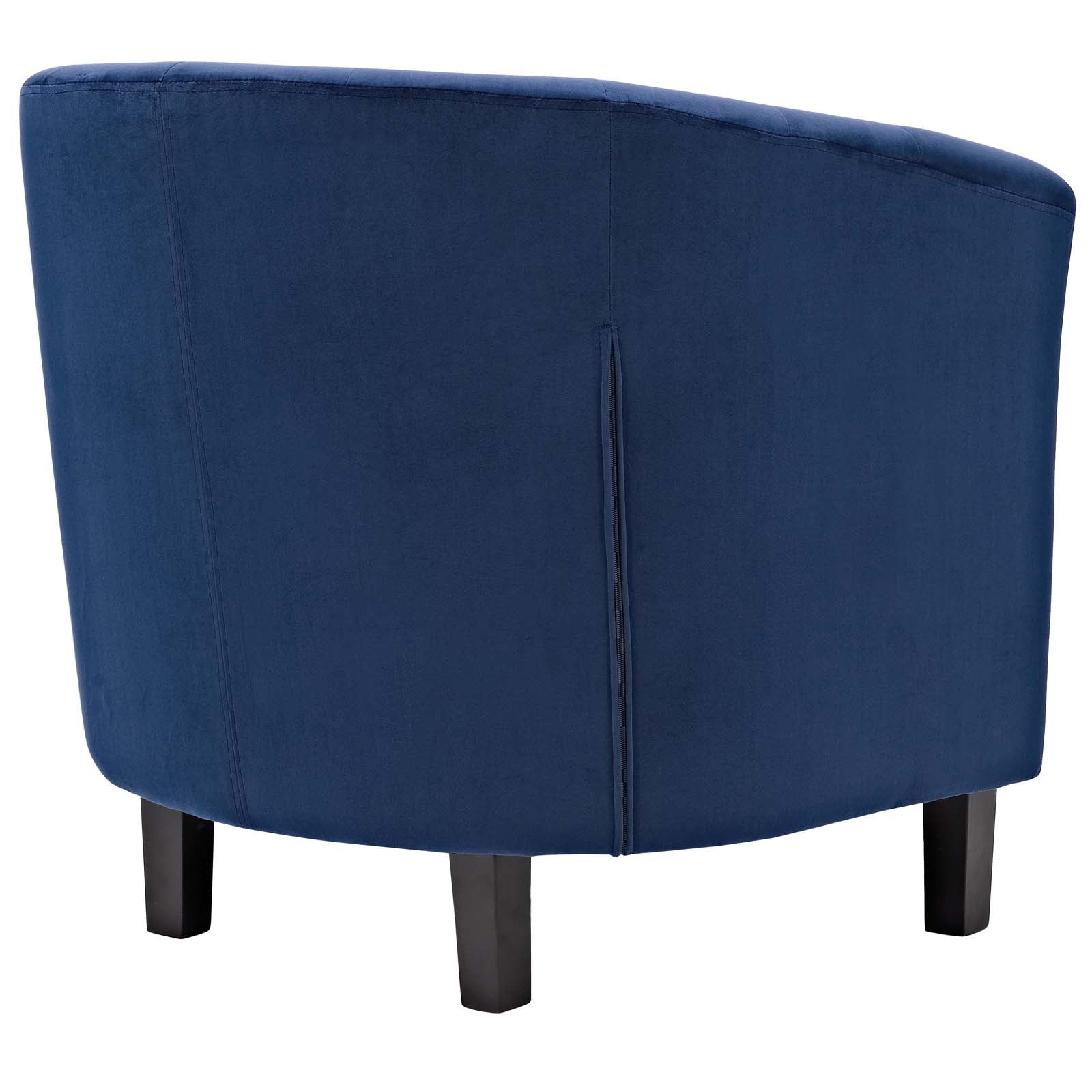 Prospect Performance Velvet Armchair - East Shore Modern Home Furnishings