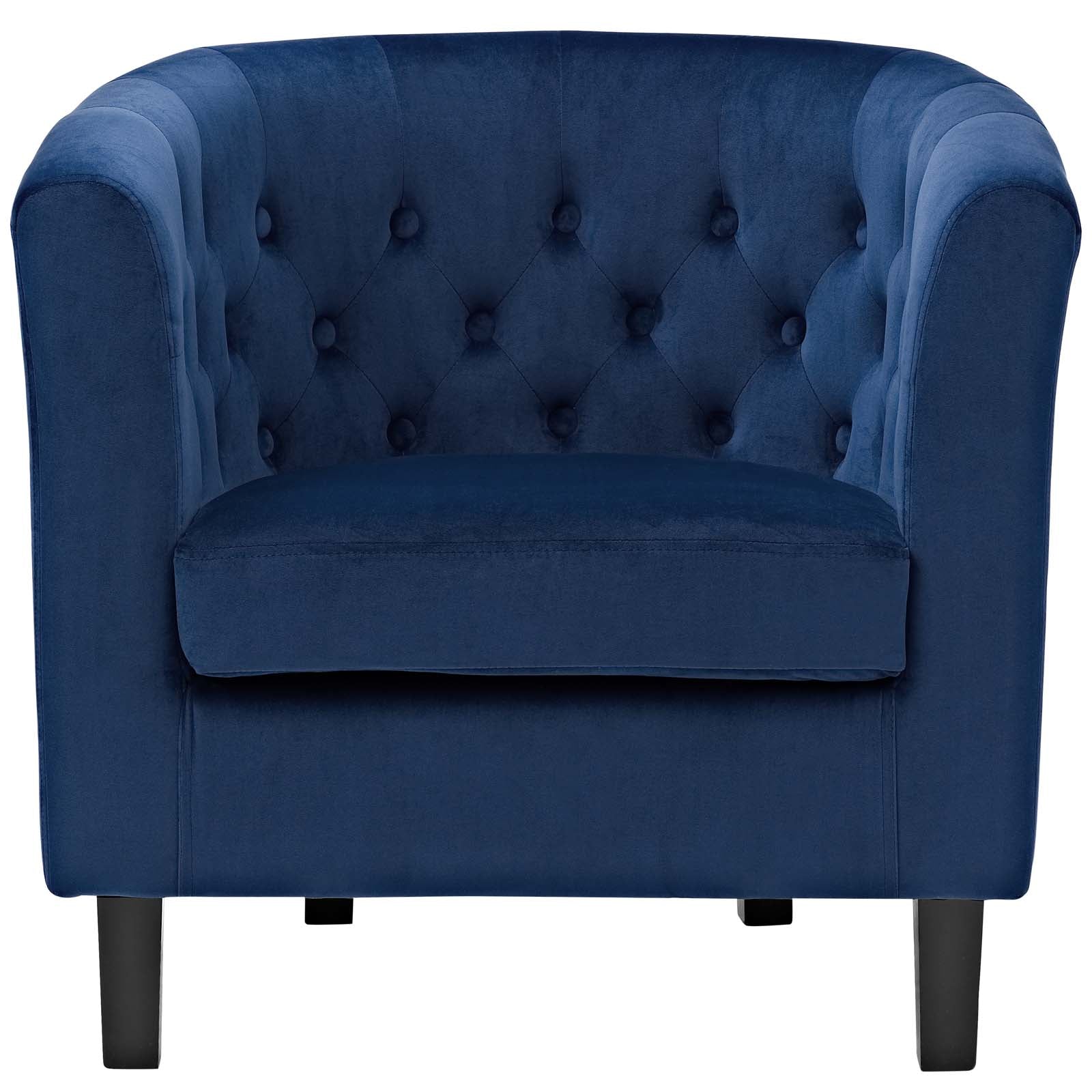 Prospect Performance Velvet Armchair - East Shore Modern Home Furnishings