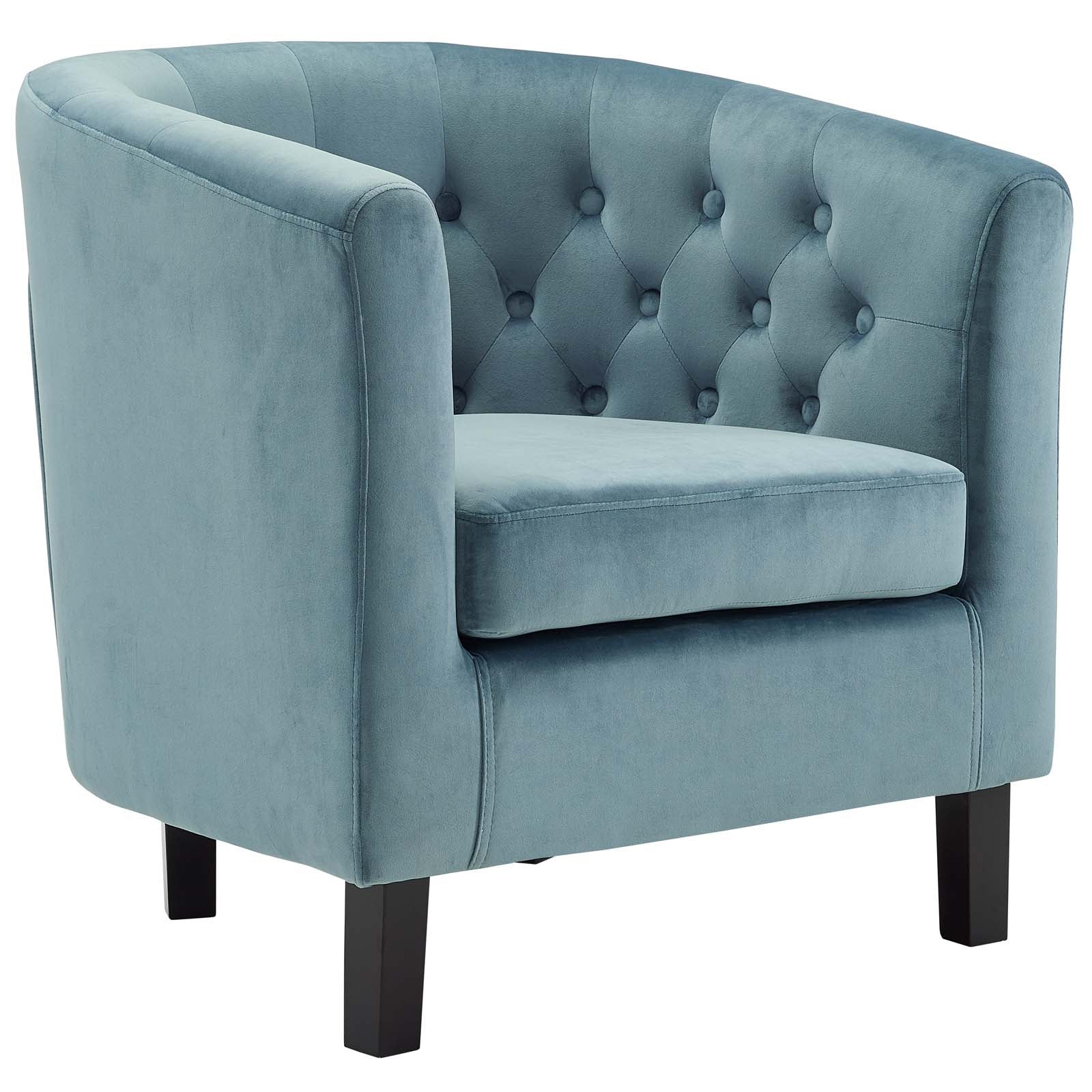 Prospect Performance Velvet Armchair - East Shore Modern Home Furnishings