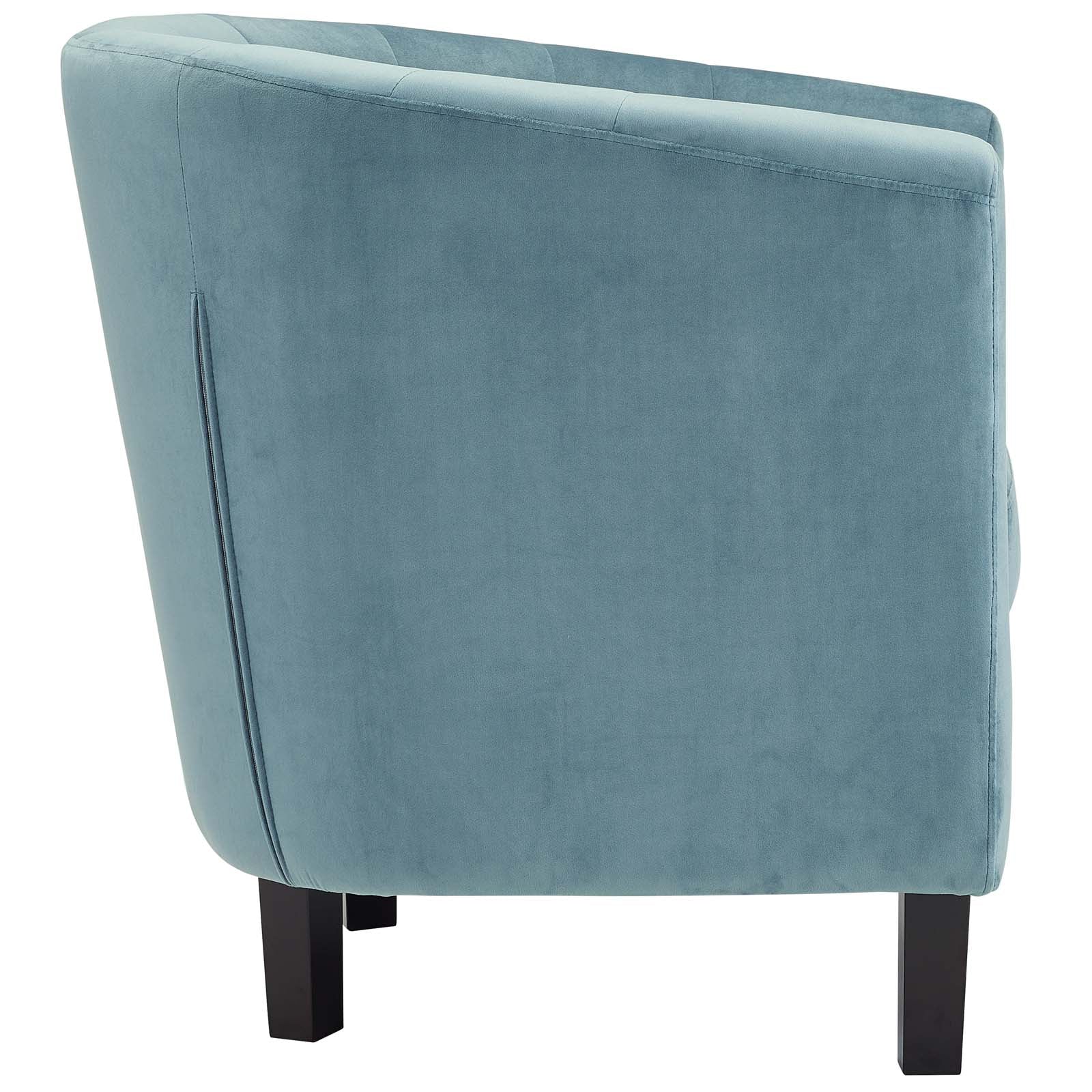 Prospect Performance Velvet Armchair - East Shore Modern Home Furnishings