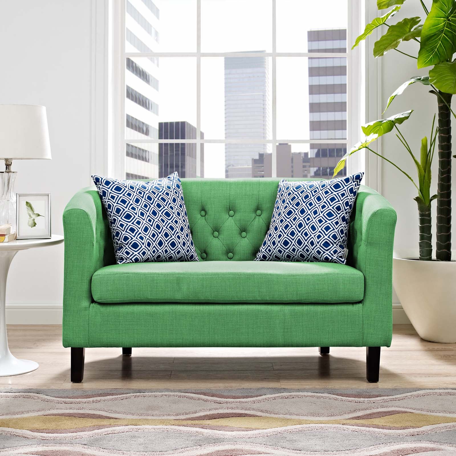 Prospect Upholstered Fabric Loveseat - East Shore Modern Home Furnishings