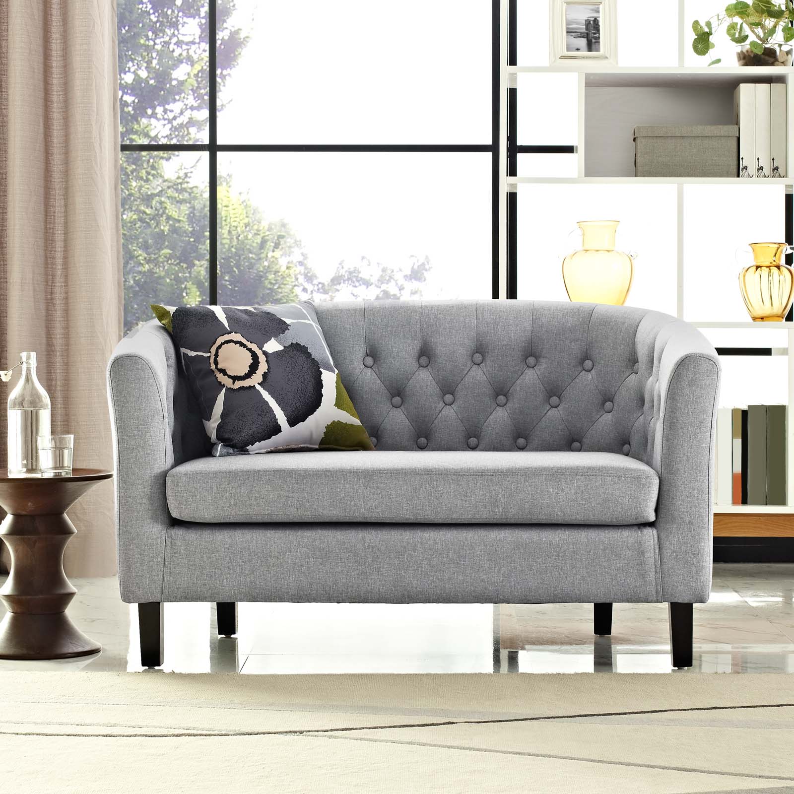 Prospect Upholstered Fabric Loveseat - East Shore Modern Home Furnishings