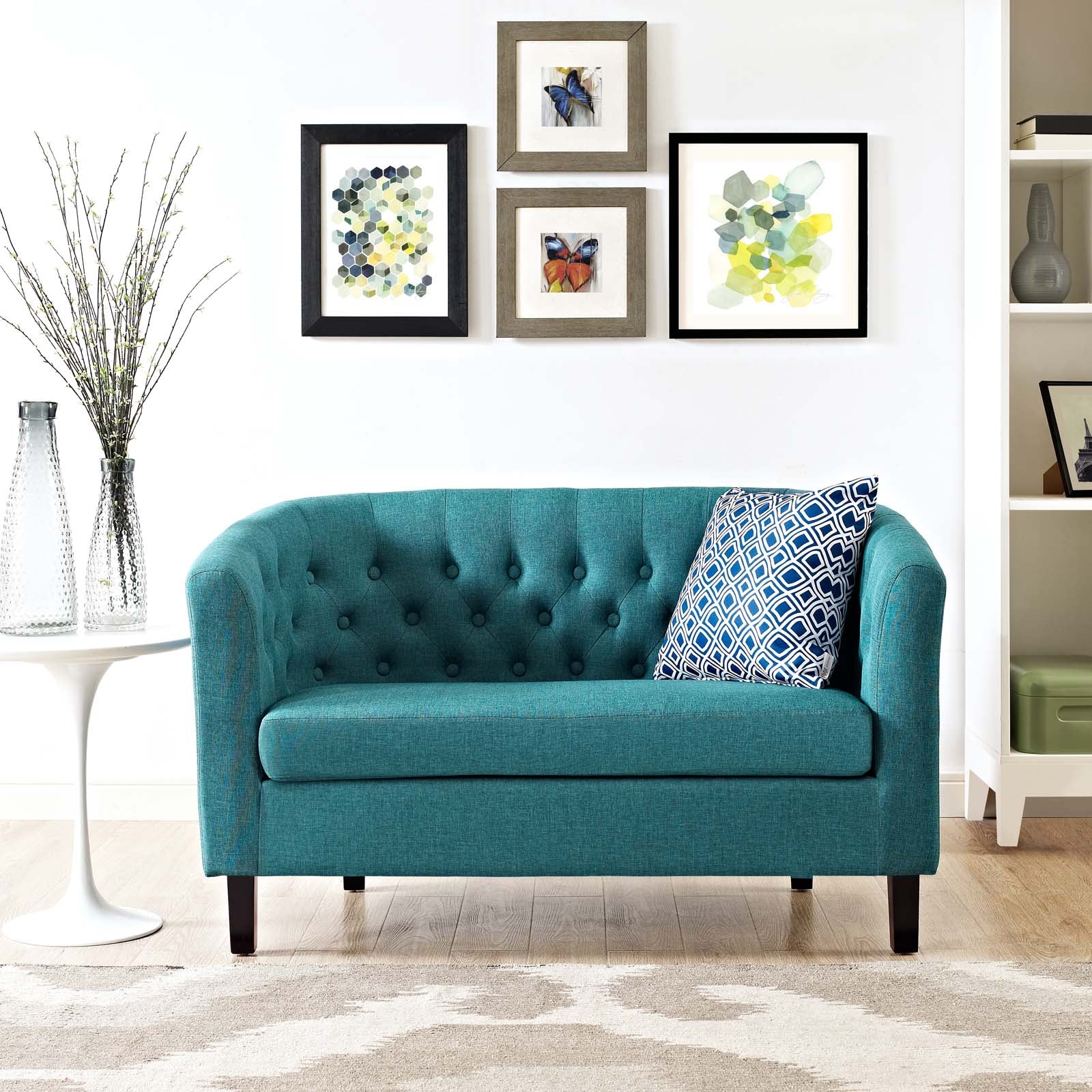 Prospect Upholstered Fabric Loveseat - East Shore Modern Home Furnishings