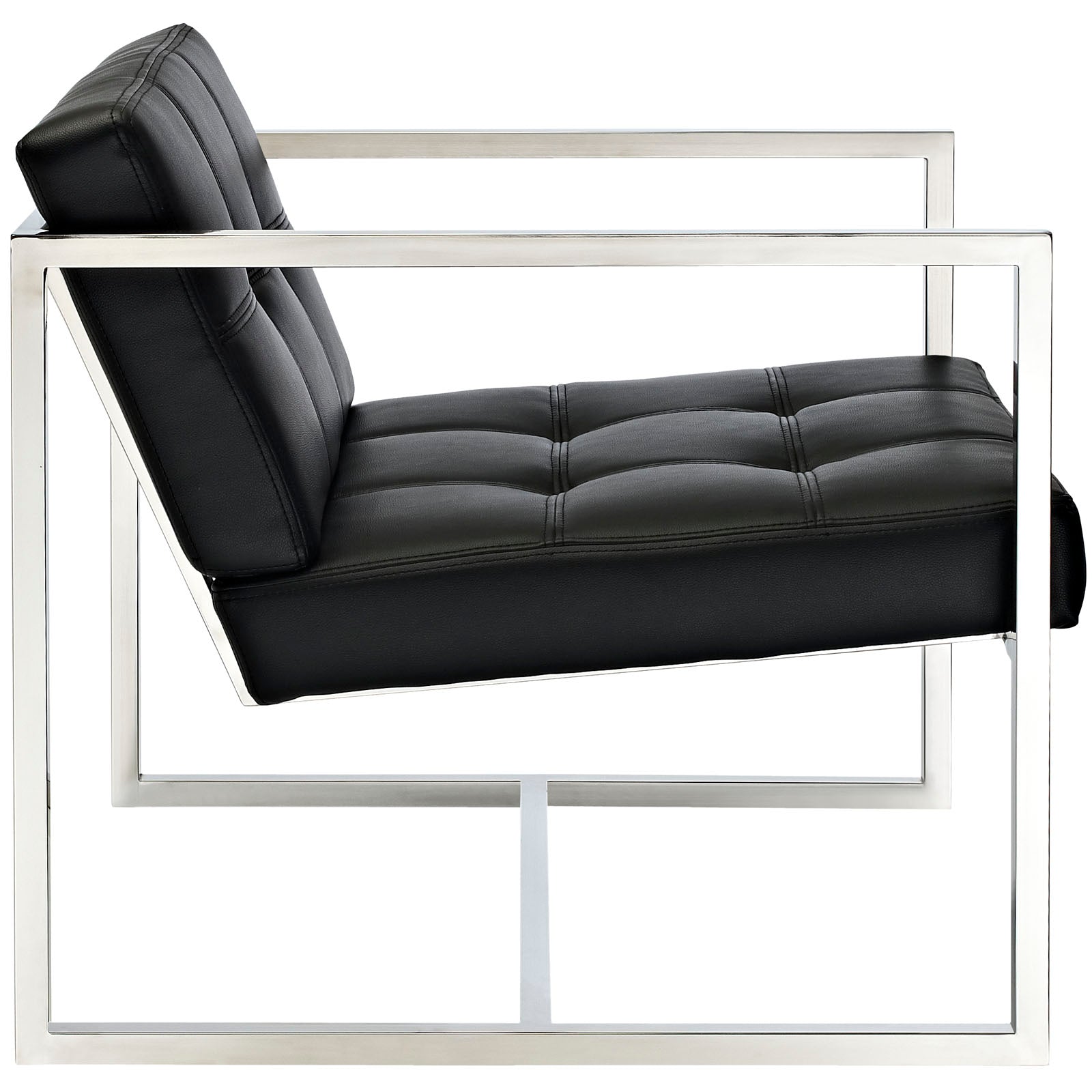 Hover Upholstered Vinyl Lounge Chair