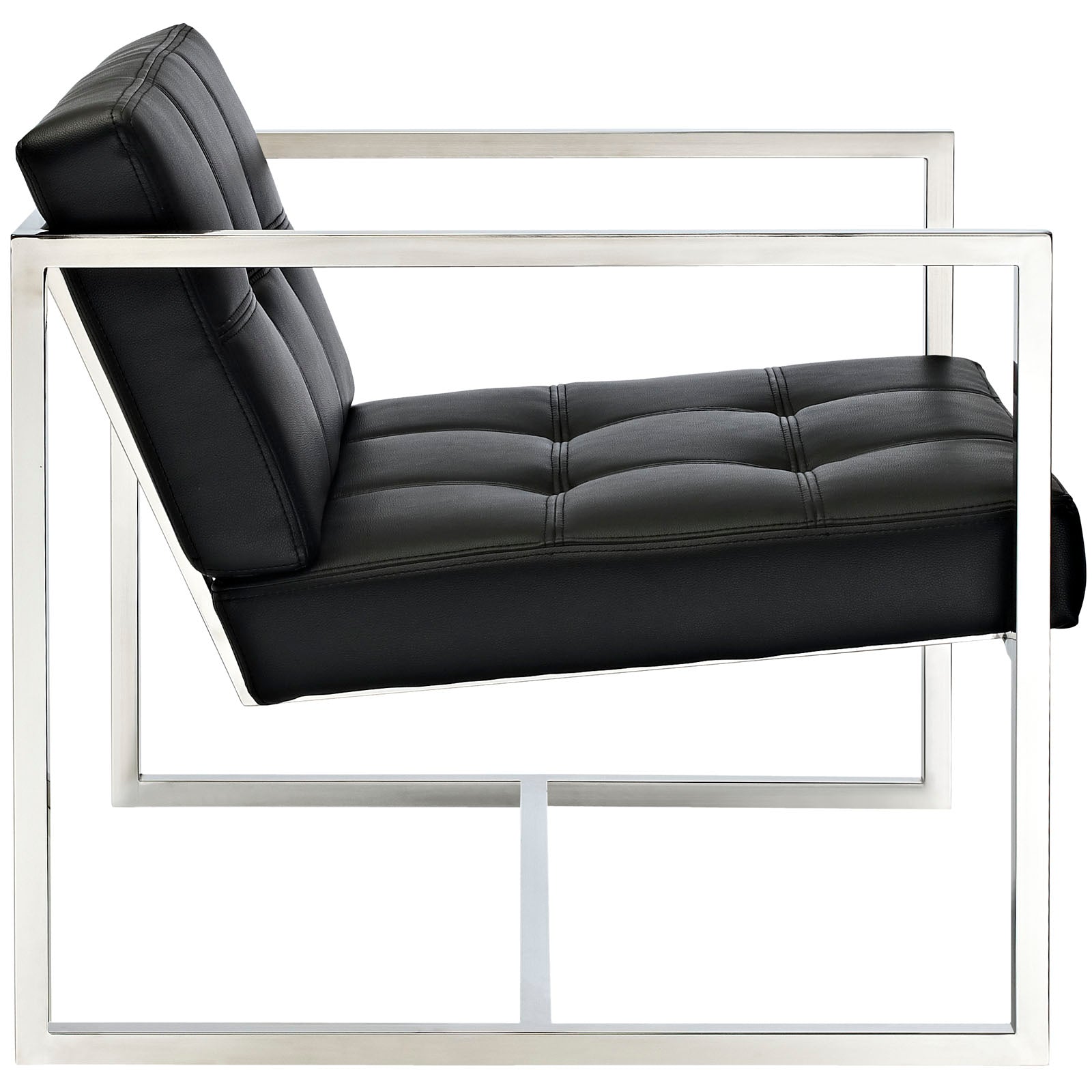 Hover Upholstered Vinyl Lounge Chair - East Shore Modern Home Furnishings