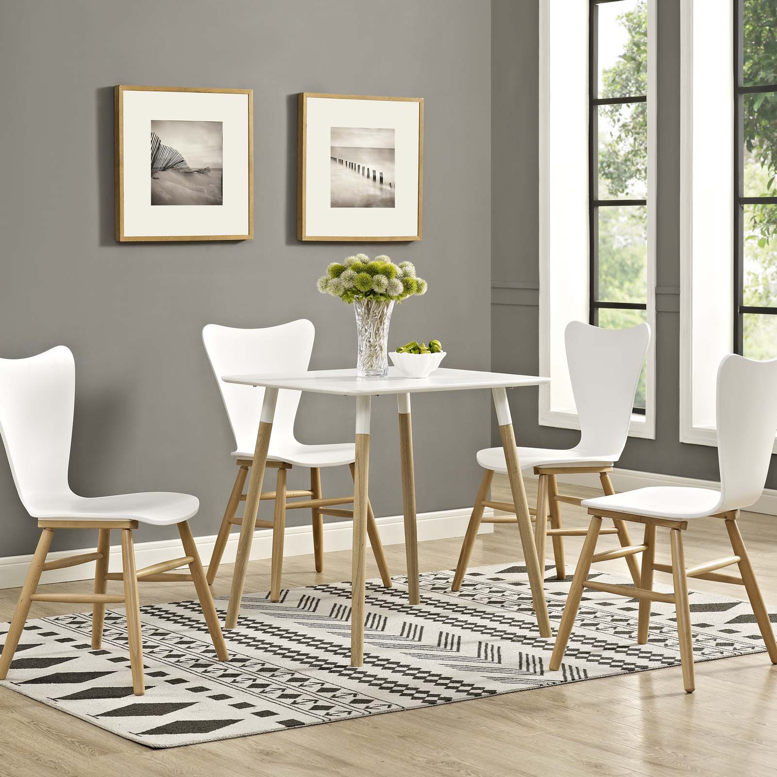 Continuum 28" Square Dining Table - East Shore Modern Home Furnishings