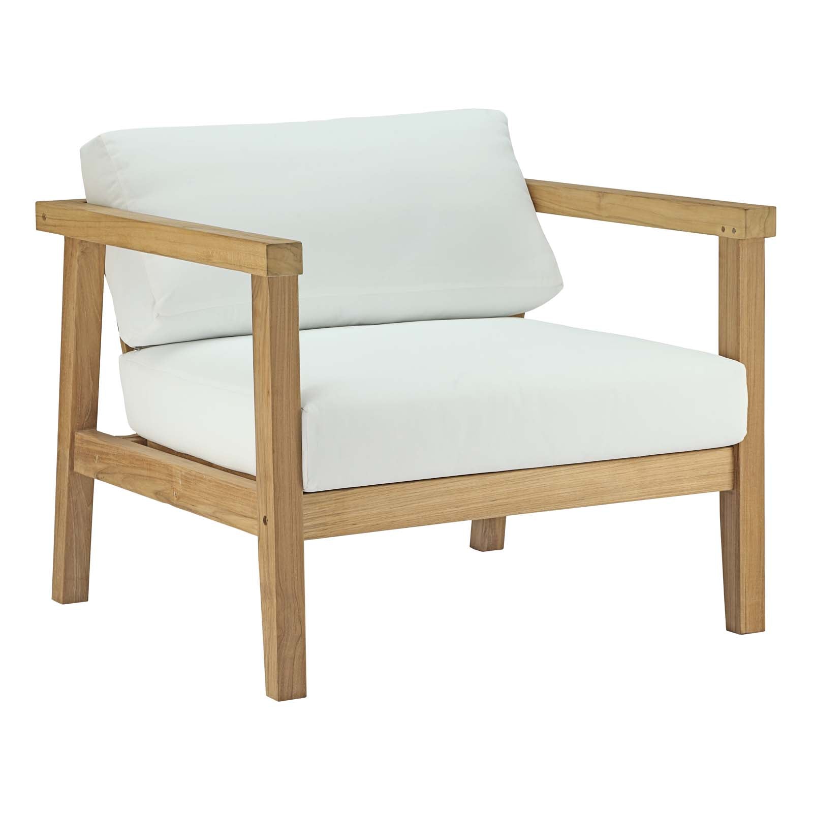 Bayport Outdoor Patio Teak Armchair - East Shore Modern Home Furnishings