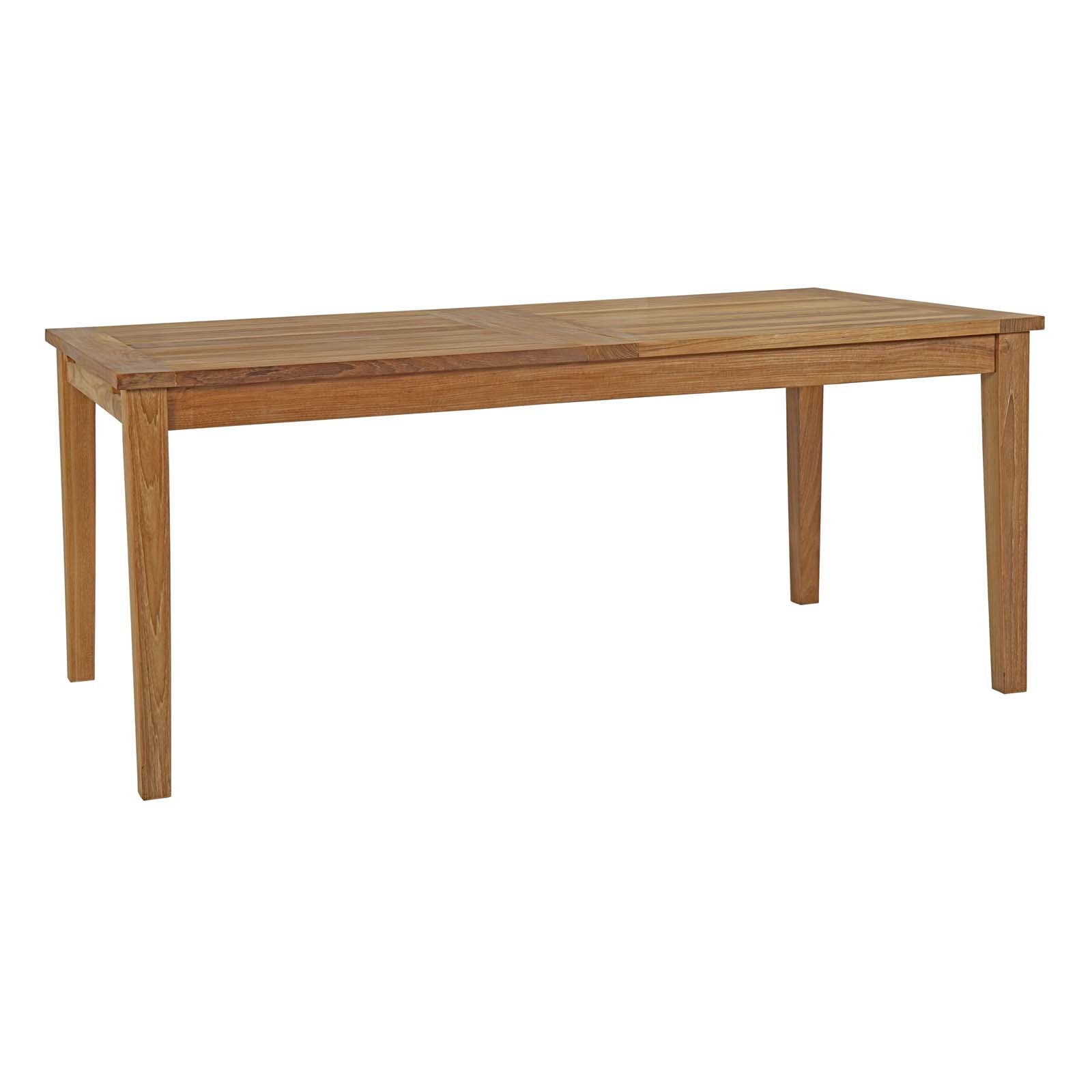 Marina Extendable Outdoor Patio Teak Dining Table - East Shore Modern Home Furnishings