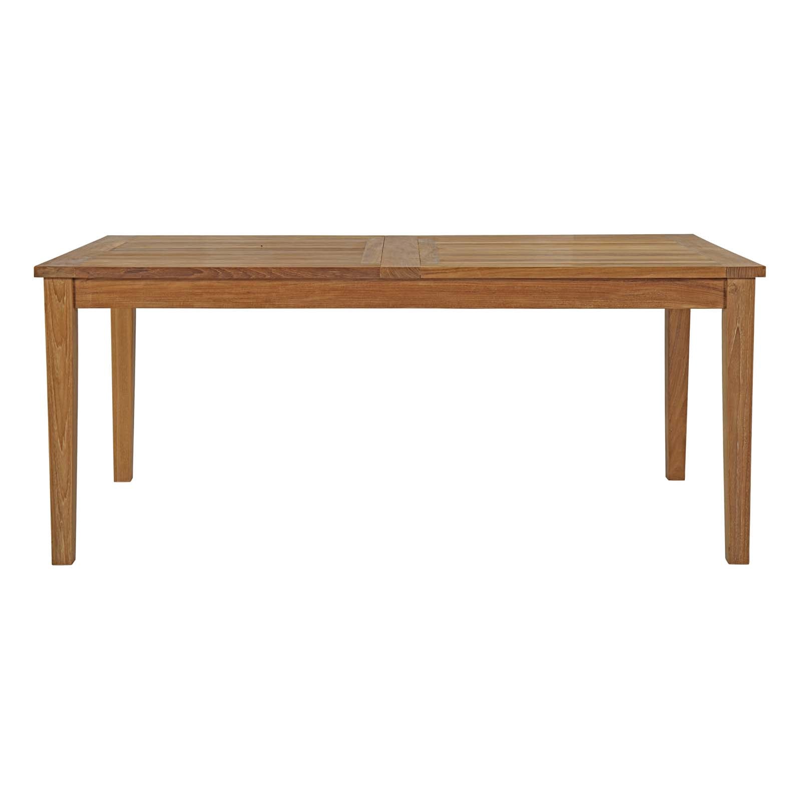 Marina Extendable Outdoor Patio Teak Dining Table - East Shore Modern Home Furnishings