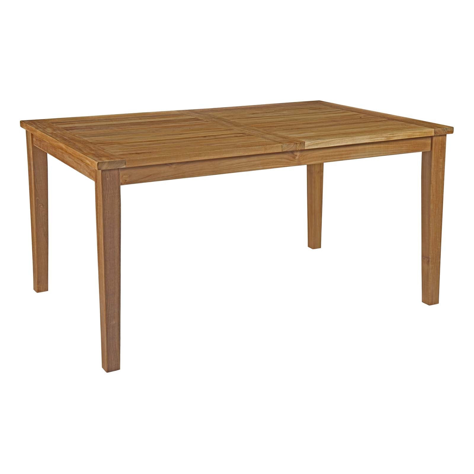 Marina Outdoor Patio Teak Dining Table - East Shore Modern Home Furnishings