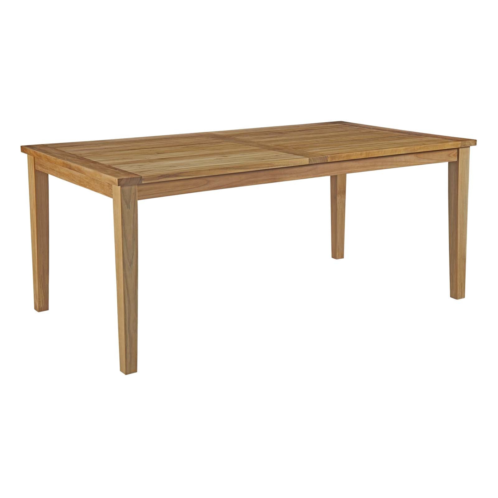 Marina Outdoor Patio Teak Dining Table - East Shore Modern Home Furnishings