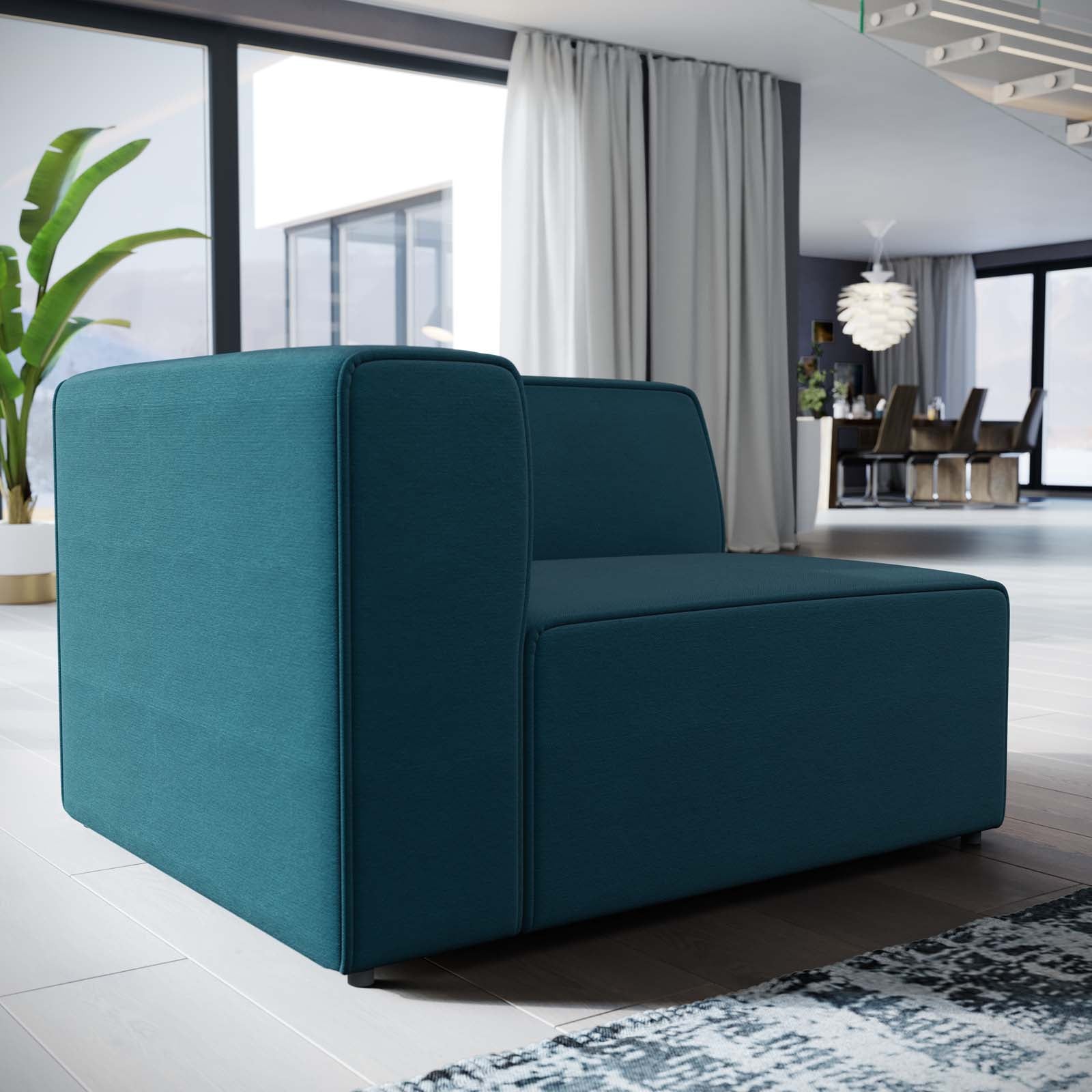 Mingle Fabric Left-Facing Sofa - East Shore Modern Home Furnishings