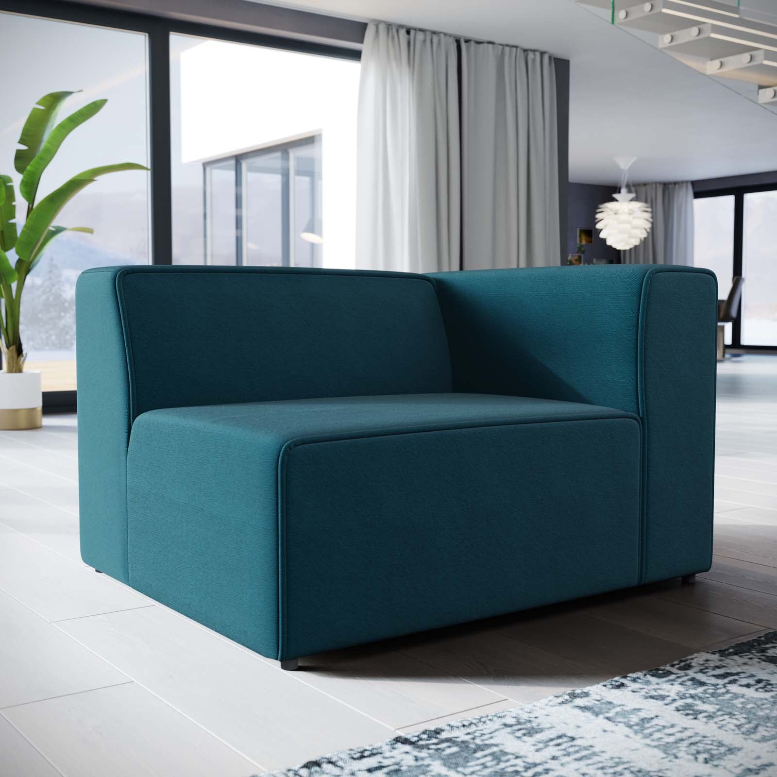 Mingle Fabric Right-Facing Sofa - East Shore Modern Home Furnishings