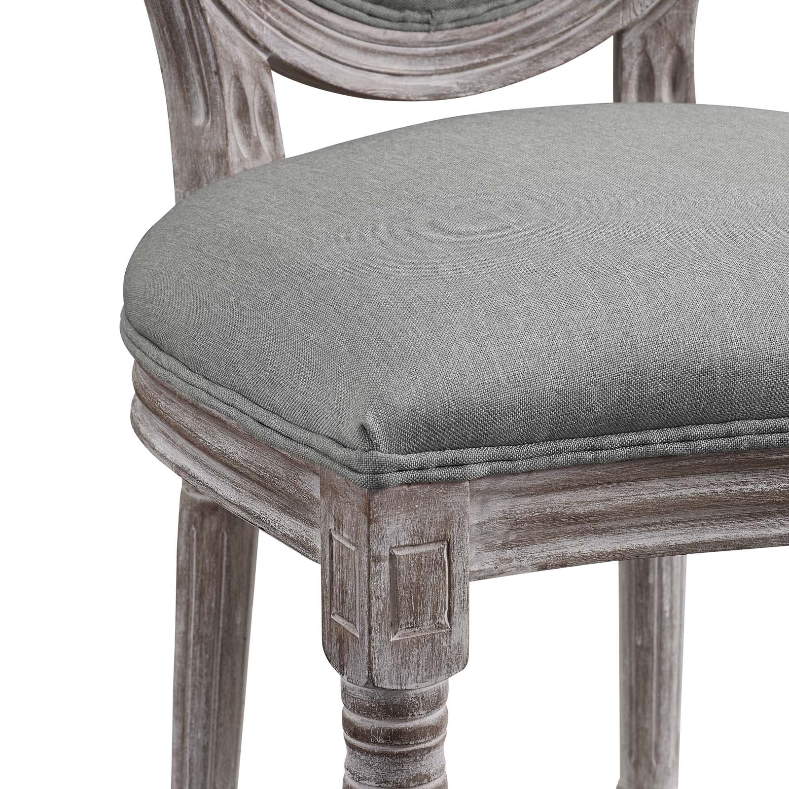 Arise Vintage French Upholstered Fabric Dining Side Chair - East Shore Modern Home Furnishings