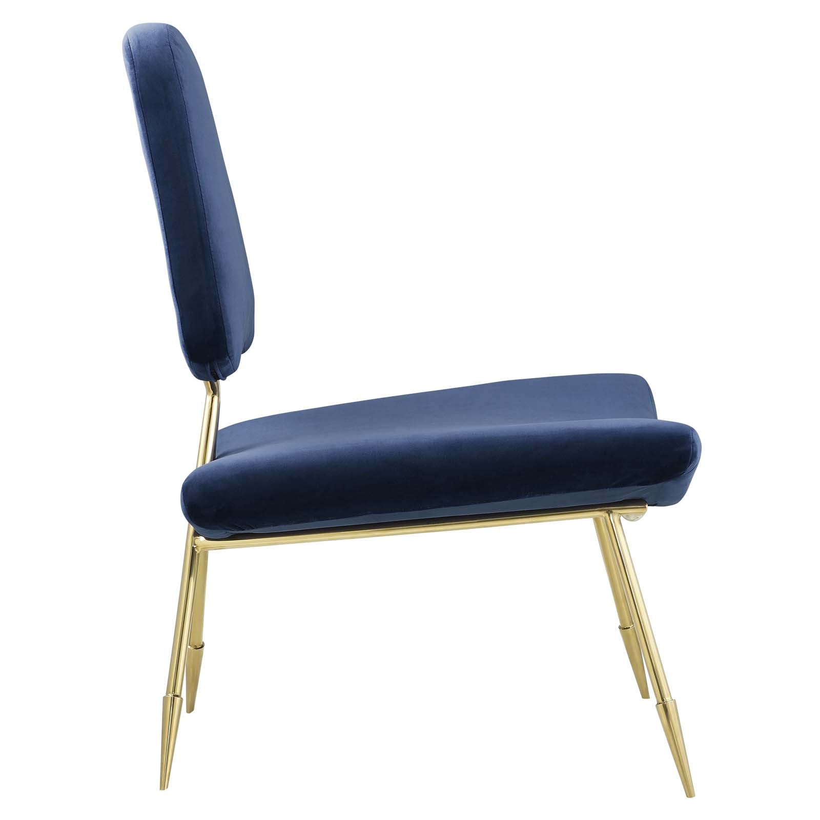 Ponder Performance Velvet Lounge Chair - East Shore Modern Home Furnishings
