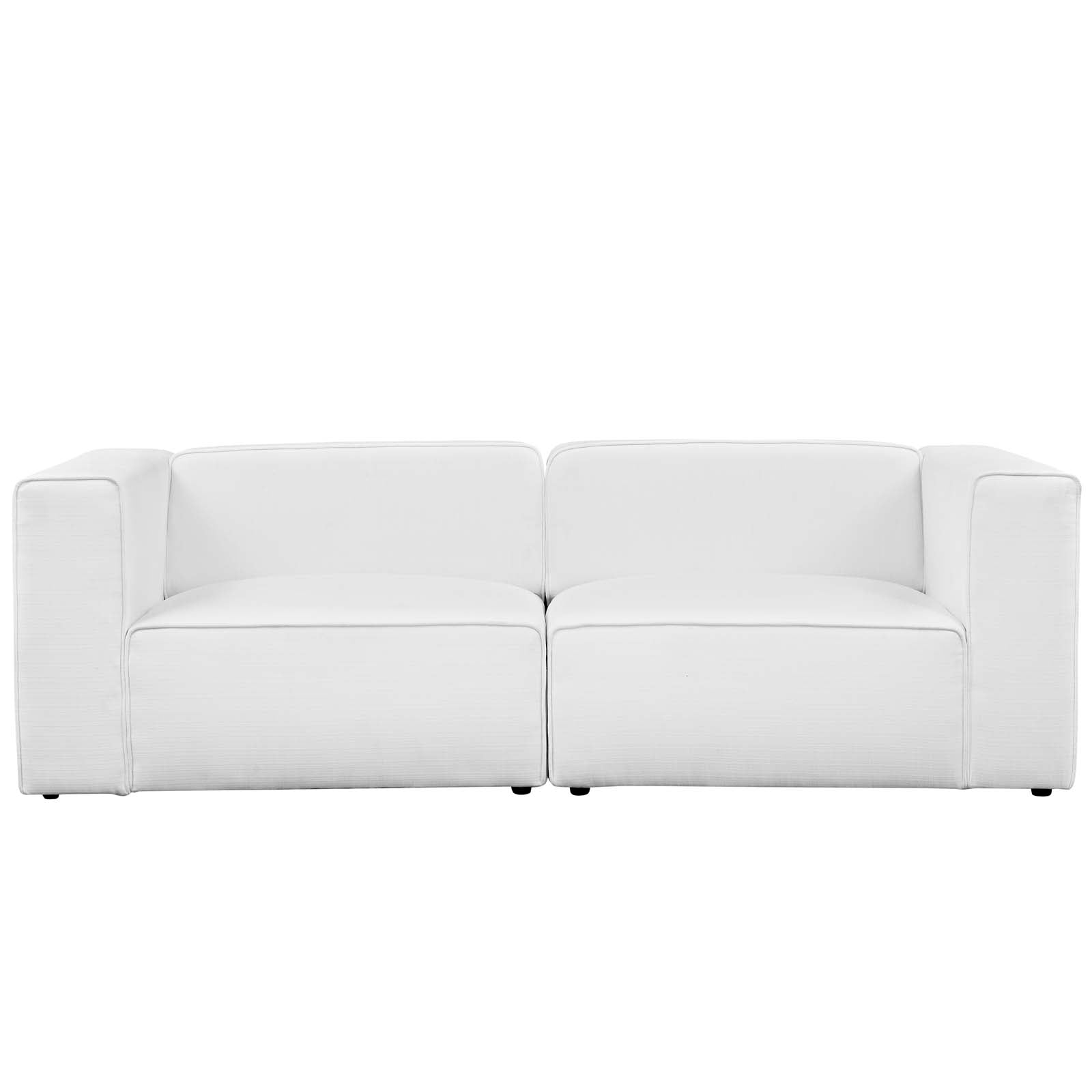 Mingle 2 Piece Upholstered Fabric Sectional Sofa Set - East Shore Modern Home Furnishings