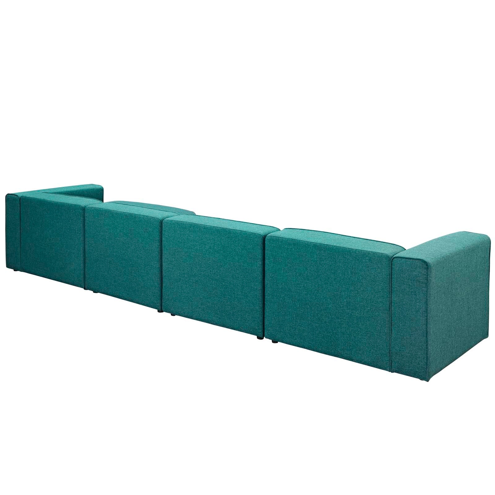 Mingle 5 Piece Upholstered Fabric Sectional Sofa Set - East Shore Modern Home Furnishings