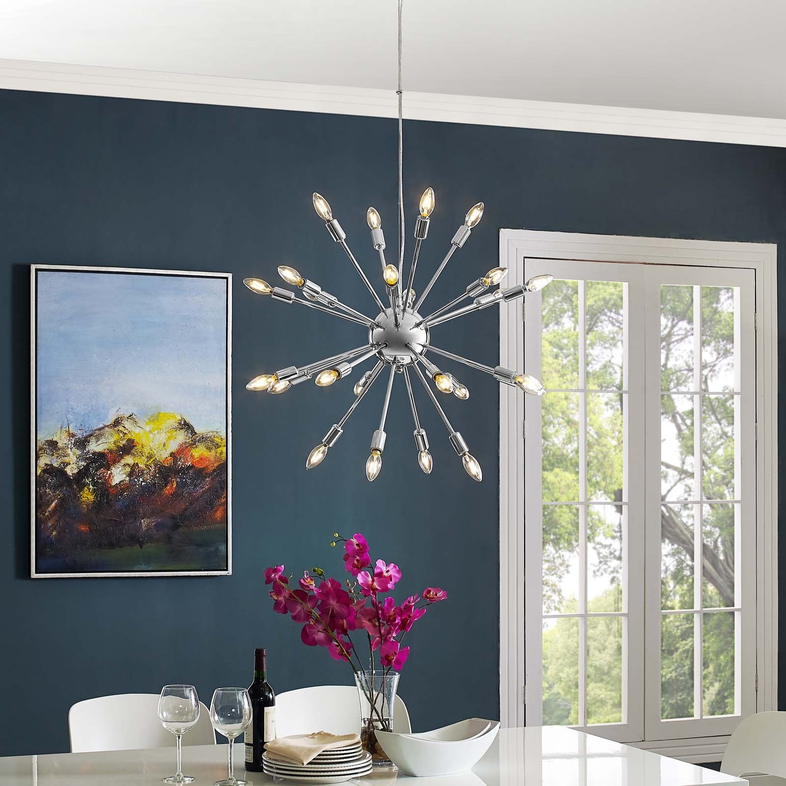 Gamut Metal Chandelier - East Shore Modern Home Furnishings