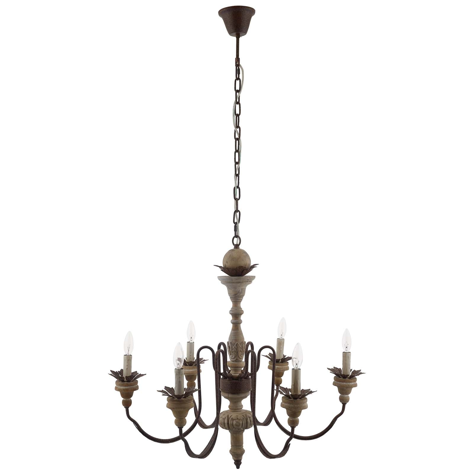 Bountiful Vintage French Pendant Ceiling Light Candelabra Chandelier - East Shore Modern Home Furnishings