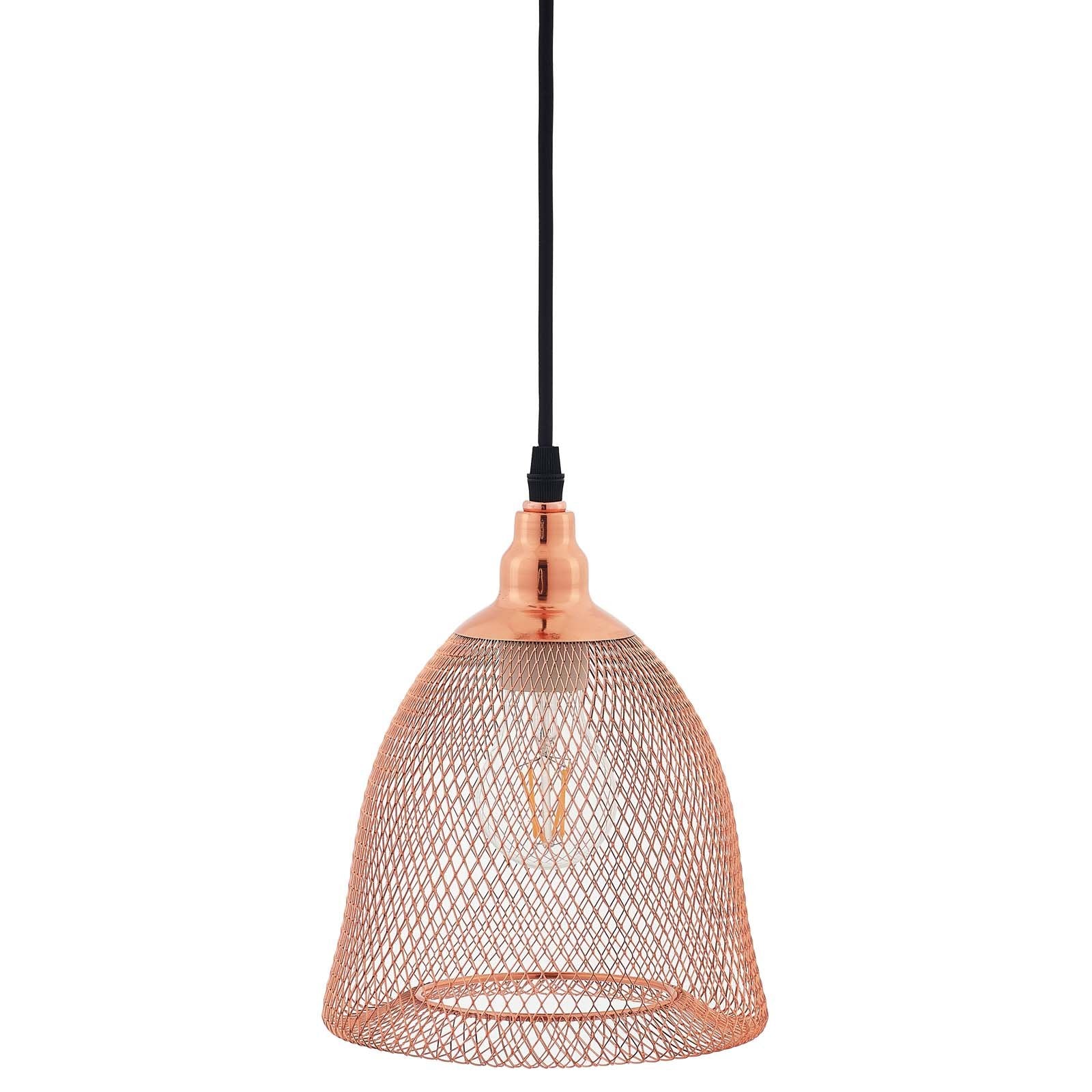 Glimmer Bell-Shaped Rose Gold Pendant Light - East Shore Modern Home Furnishings