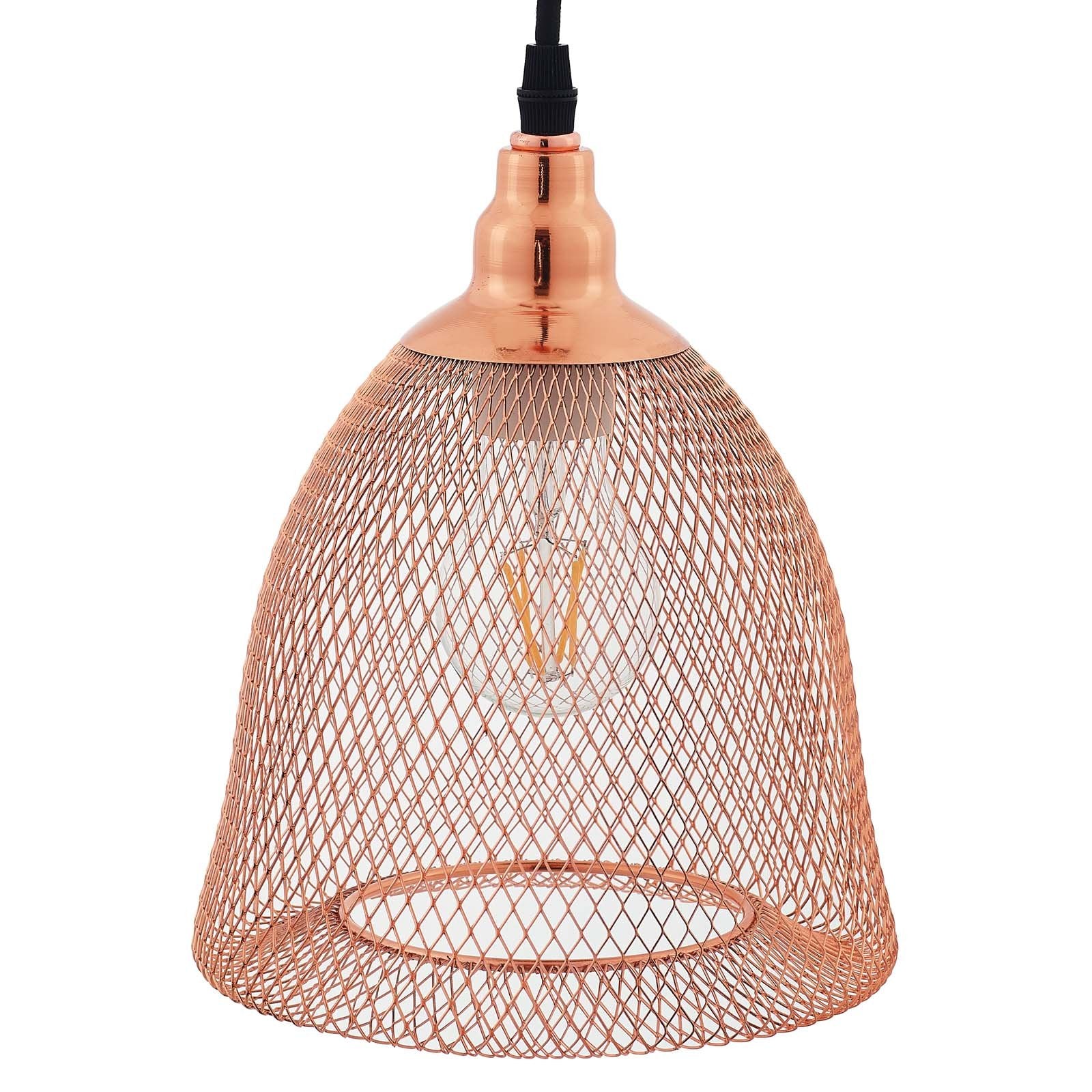 Glimmer Bell-Shaped Rose Gold Pendant Light - East Shore Modern Home Furnishings