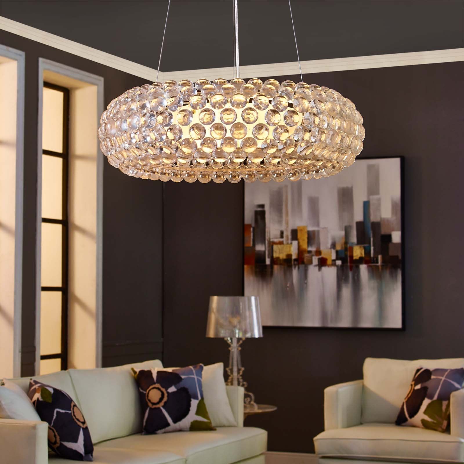 Halo 25" Pendant Chandelier - East Shore Modern Home Furnishings