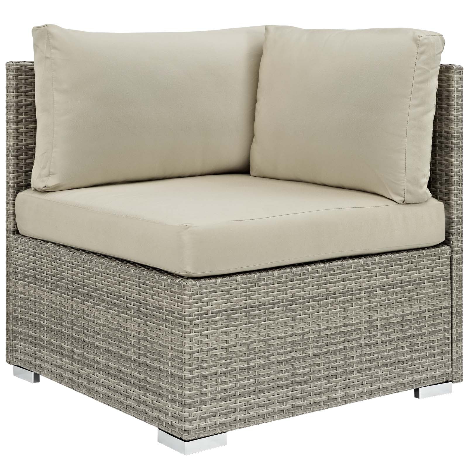 Repose Sunbrella® Fabric Outdoor Patio Corner - East Shore Modern Home Furnishings